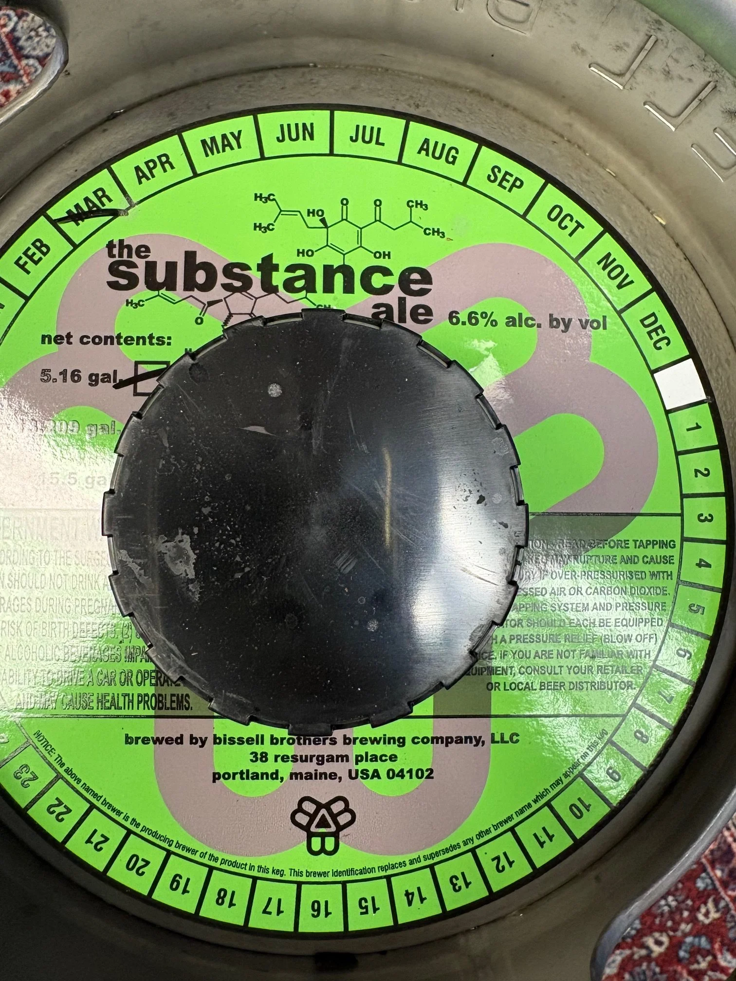 Bissell Brothers Portland keg