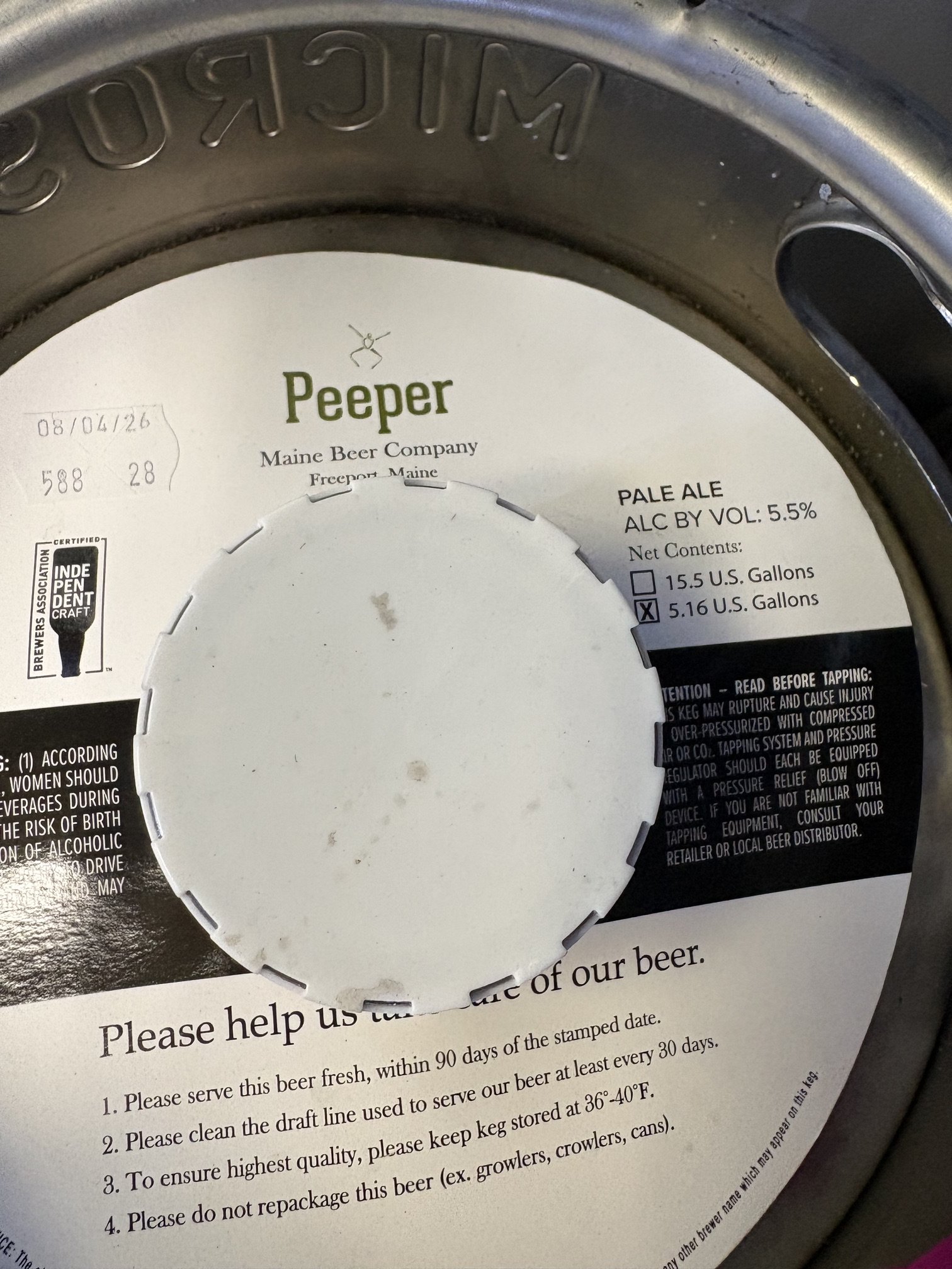 Keg Peeper MBC