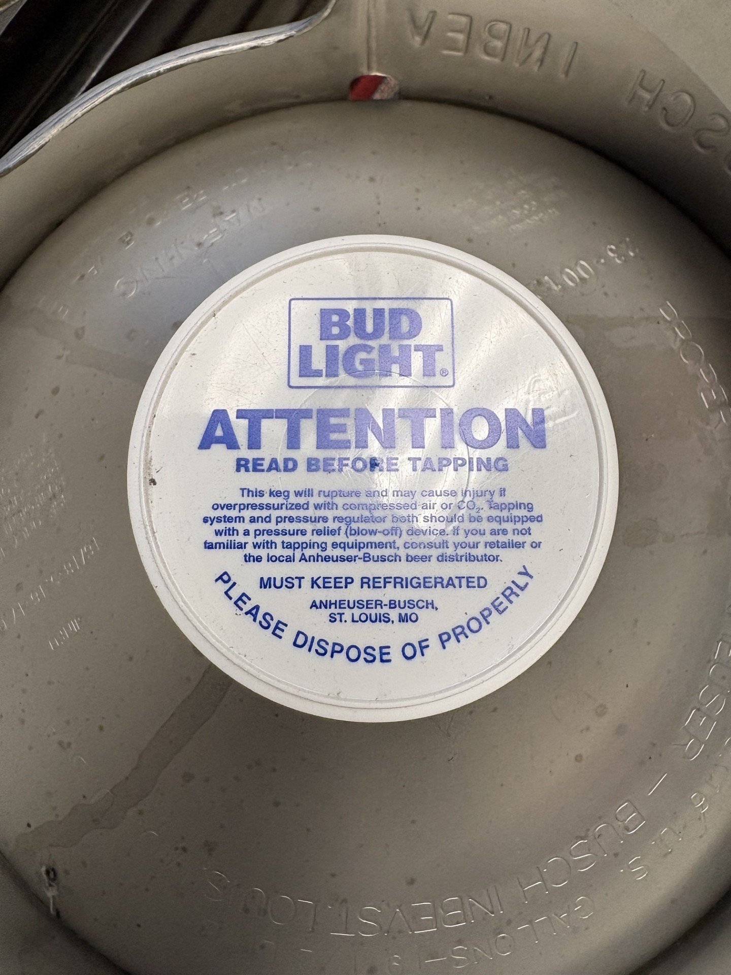 Bud Light Keg