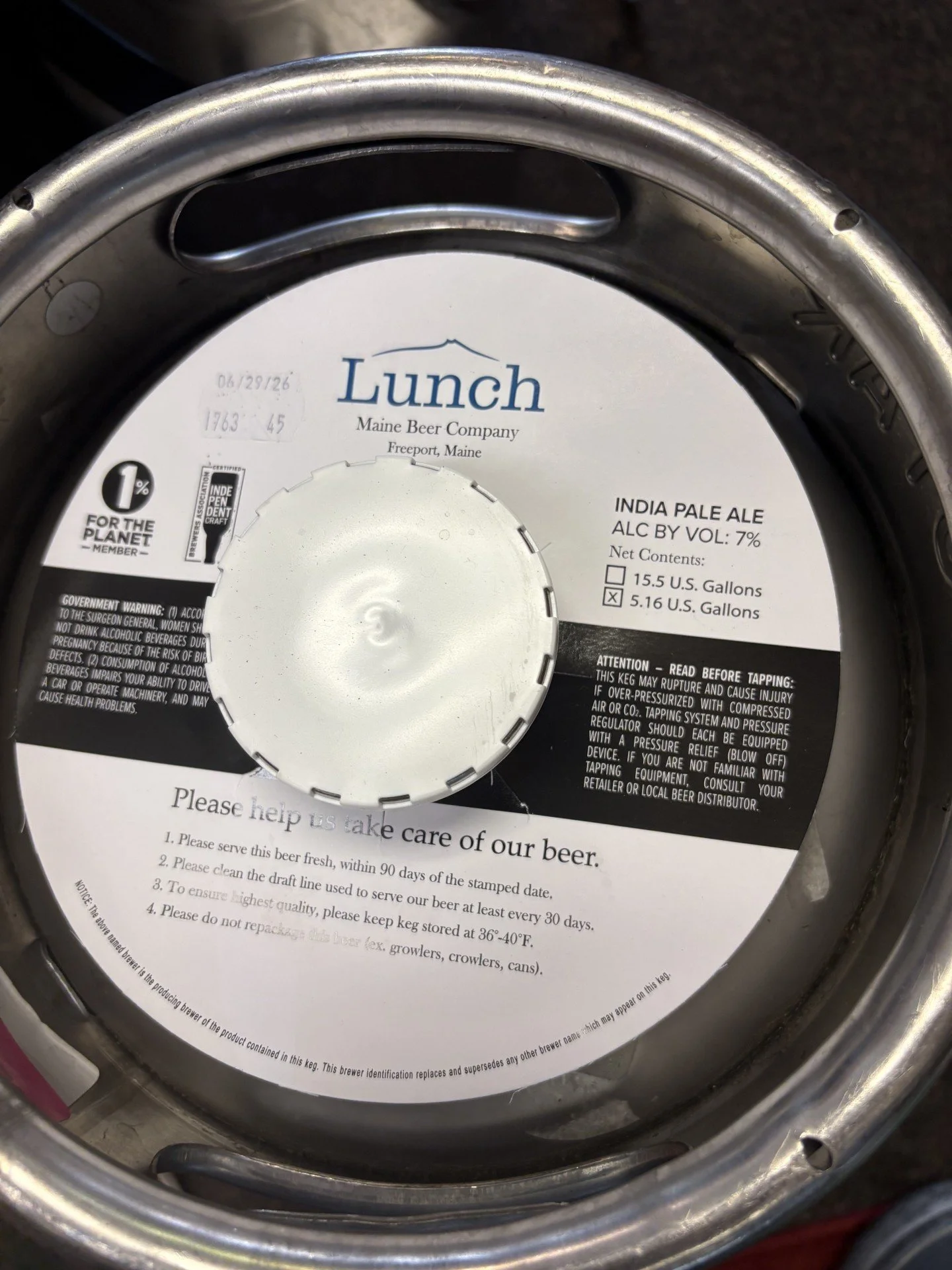 MBC lunch keg