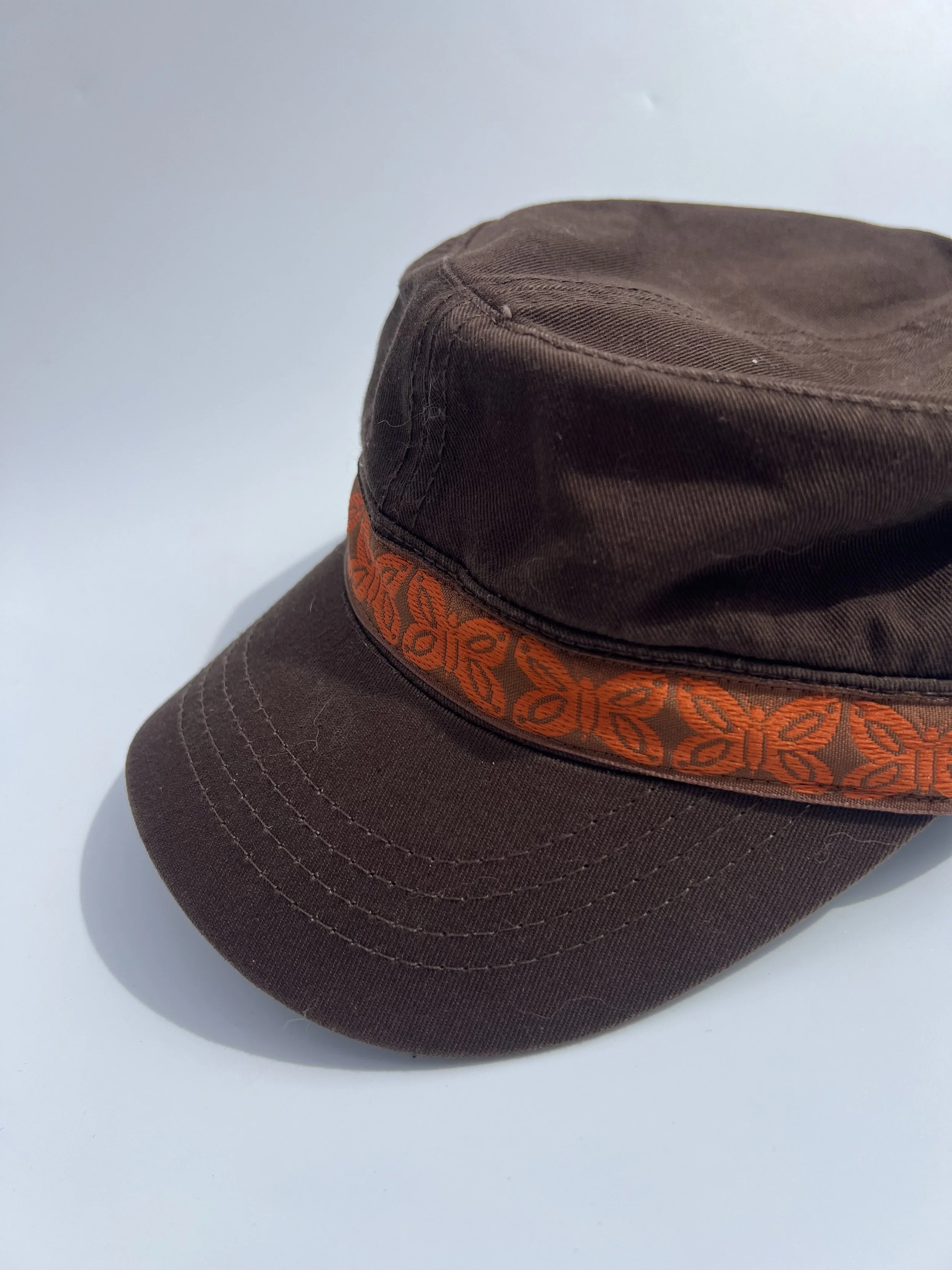 Brown Butterfly Cadet Hat