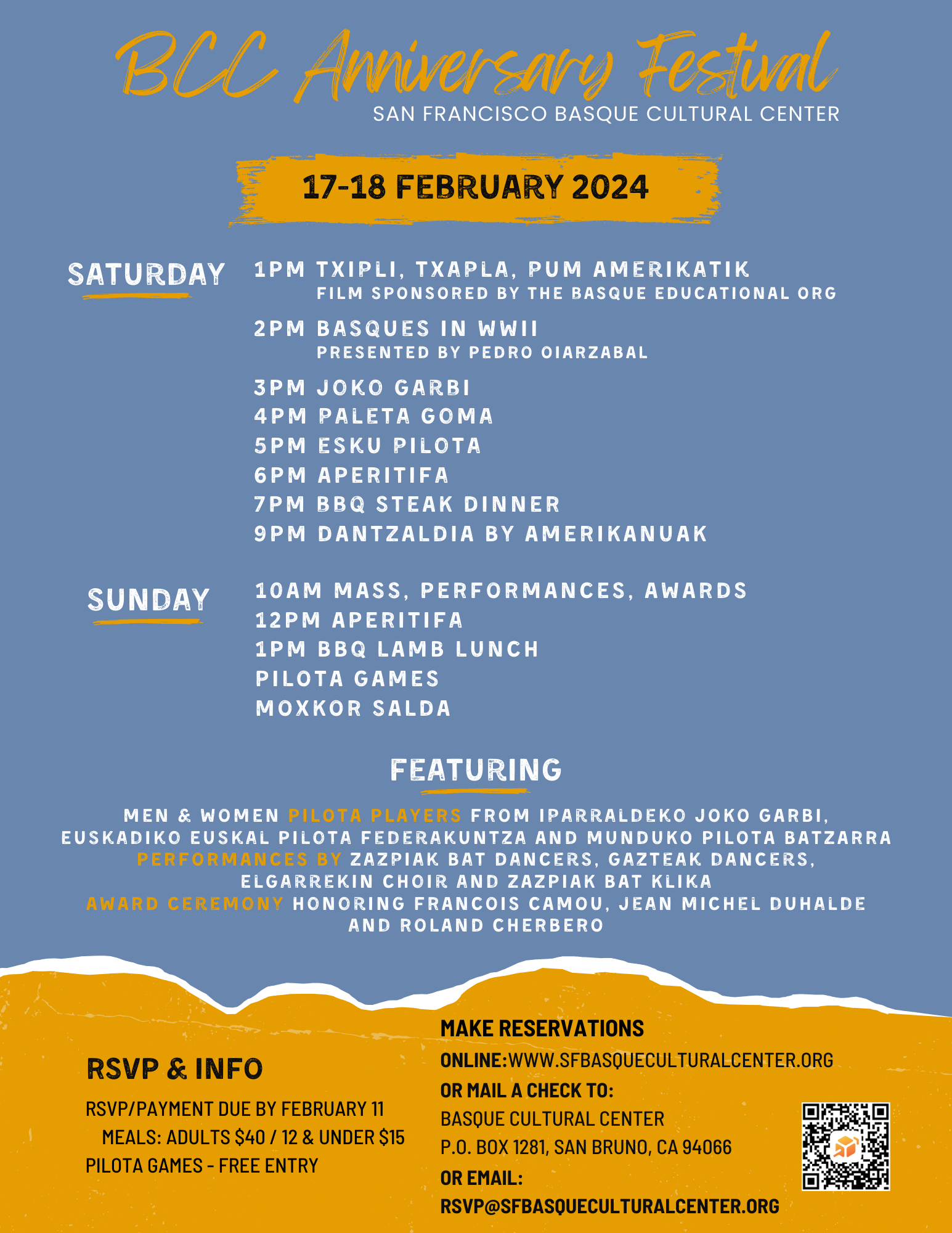 BCC Anniversary Festival — Basque Cultural Center