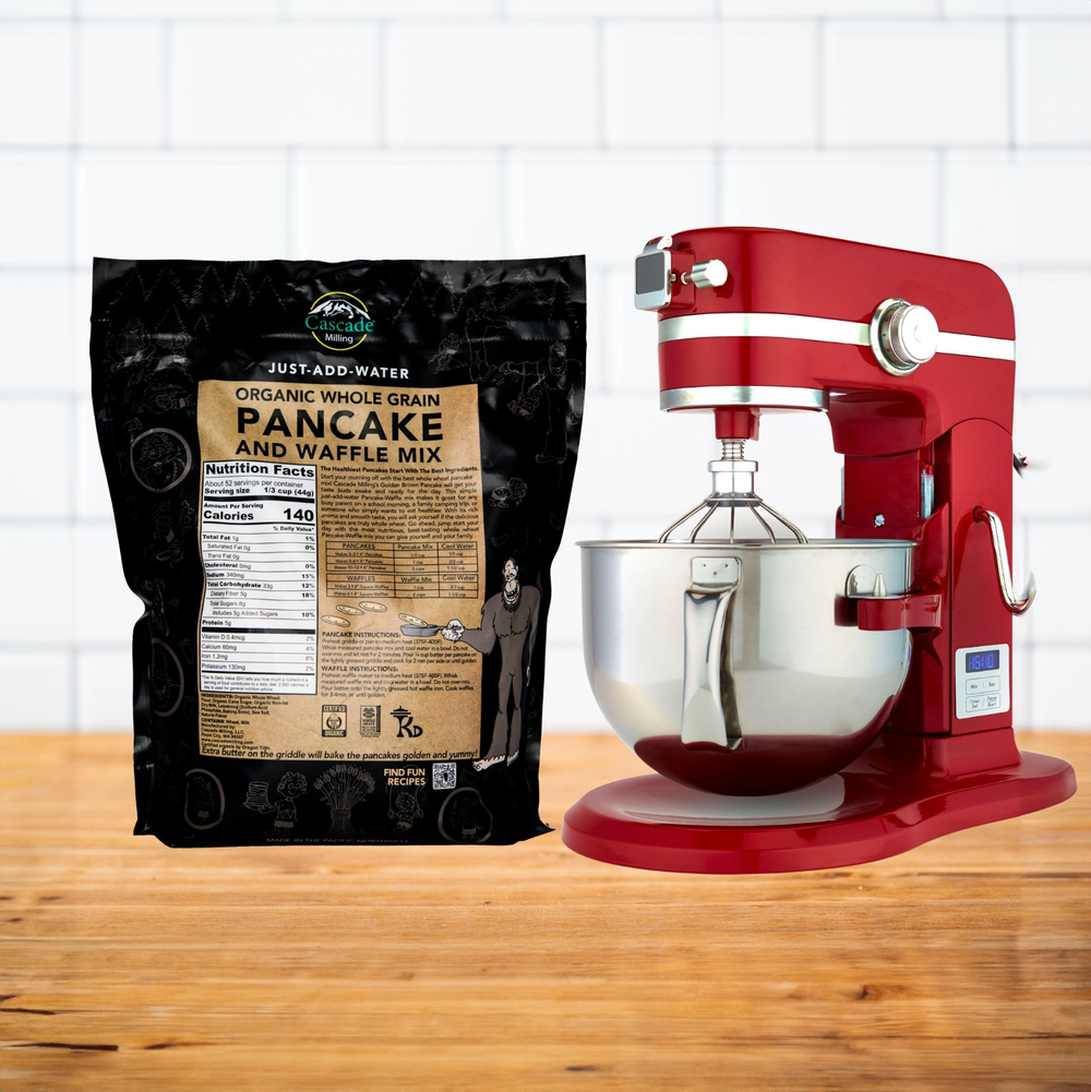 Organic Whole Grain Pancake & Waffle Mix — Cascade Milling