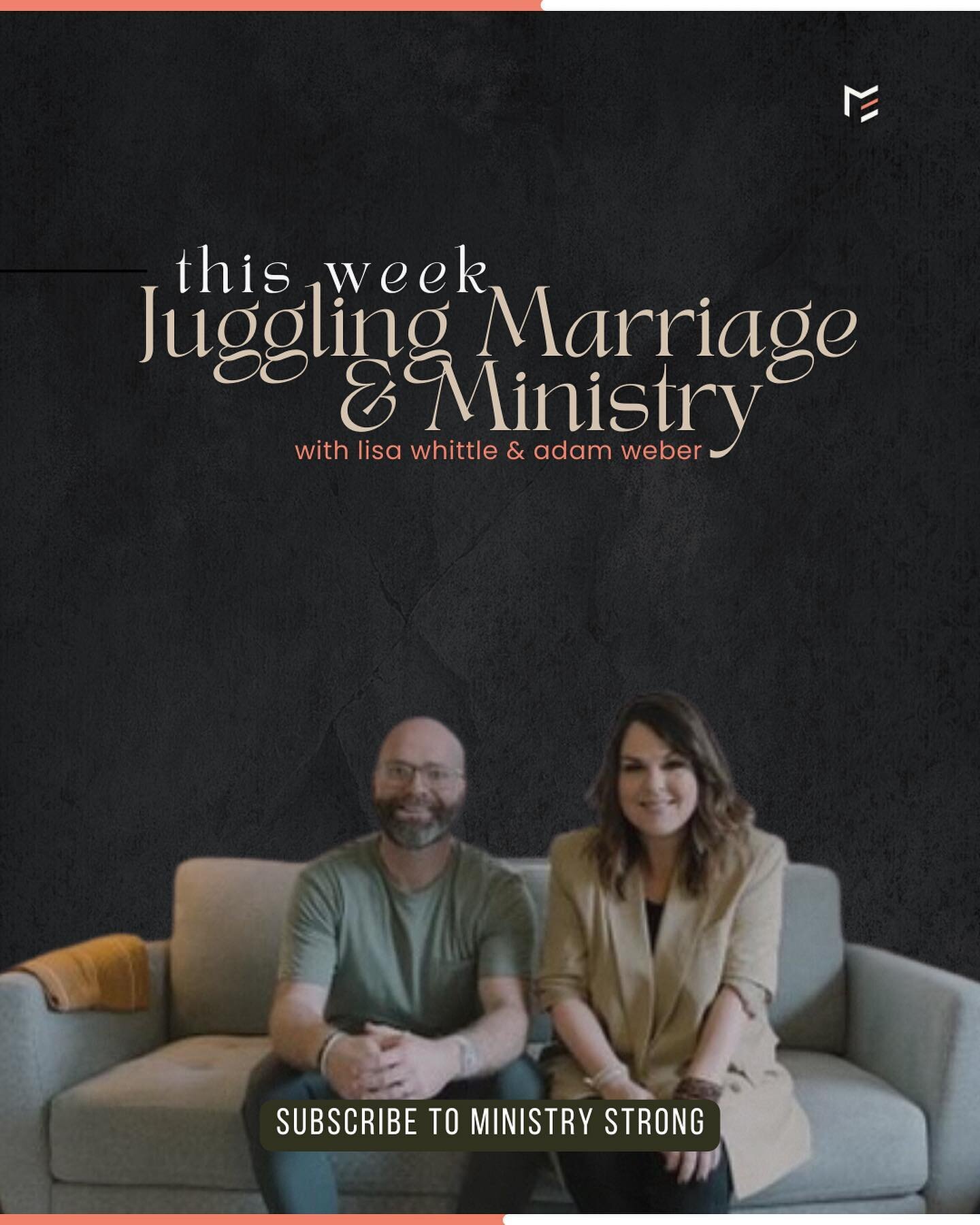 ALL NEW SHOW on the @ministrystrong podcast today&hellip;Juggling Marriage and Ministry 💥🎧

Marriage &amp; ministry can be challenging to navigate and messy to work through&hellip; AND STILL be a God-anointed, wonderful adventure. 

Listen in as @l