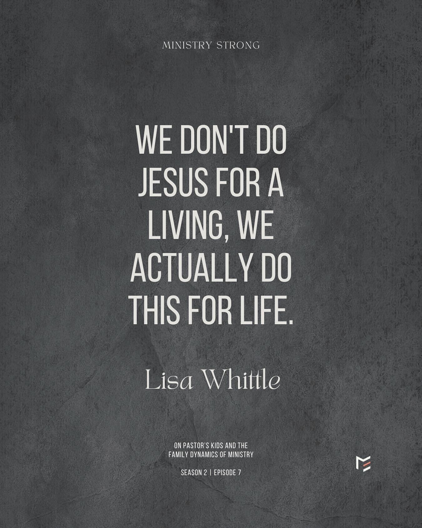 Don&rsquo;t miss this! Listen up and lean in to the latest episode of the #ministrystrong podcast with @lisawhittle and @adamaweber, Pastor&rsquo;s Kids and Family Dynamics of Ministry 🔥🎧

Together they share real talk on:
- the impact that being i