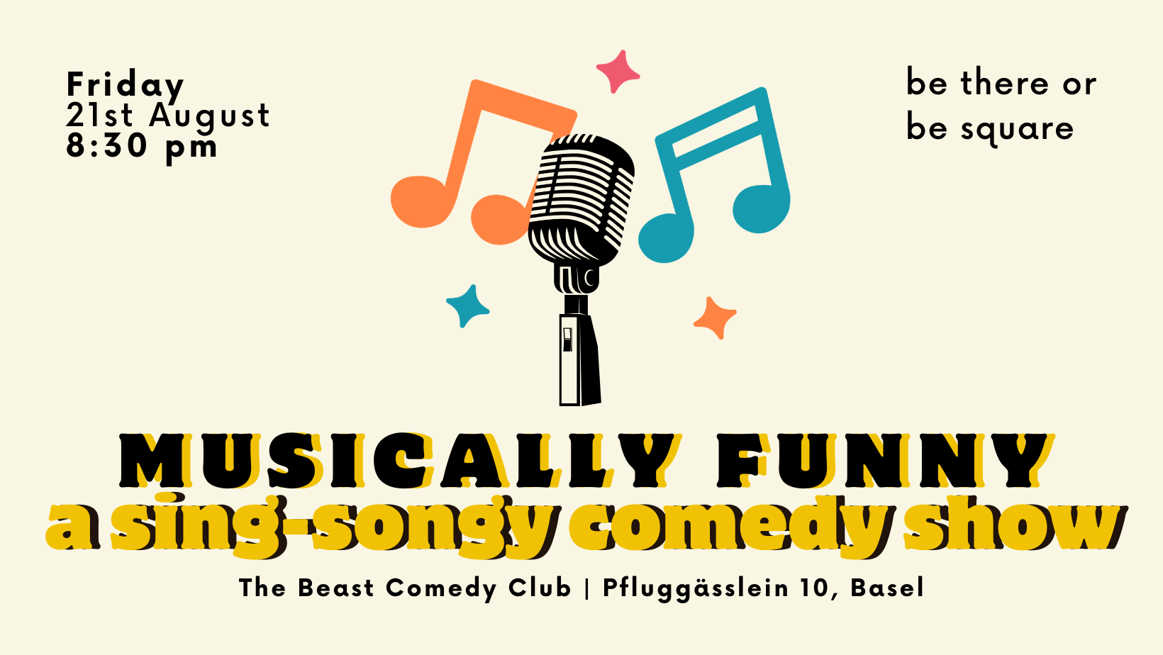 Musically Funny: A Sing-Songy Comedy Showcase