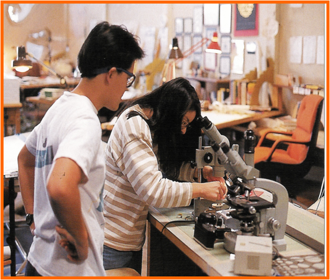 Interns at research in TDR 1993.png