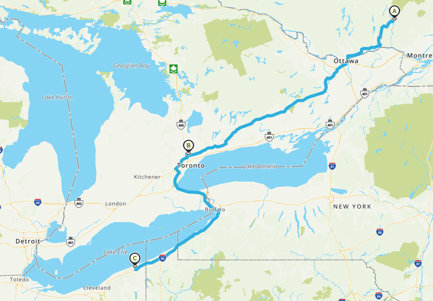 Trip to Ashtabula, Ohio