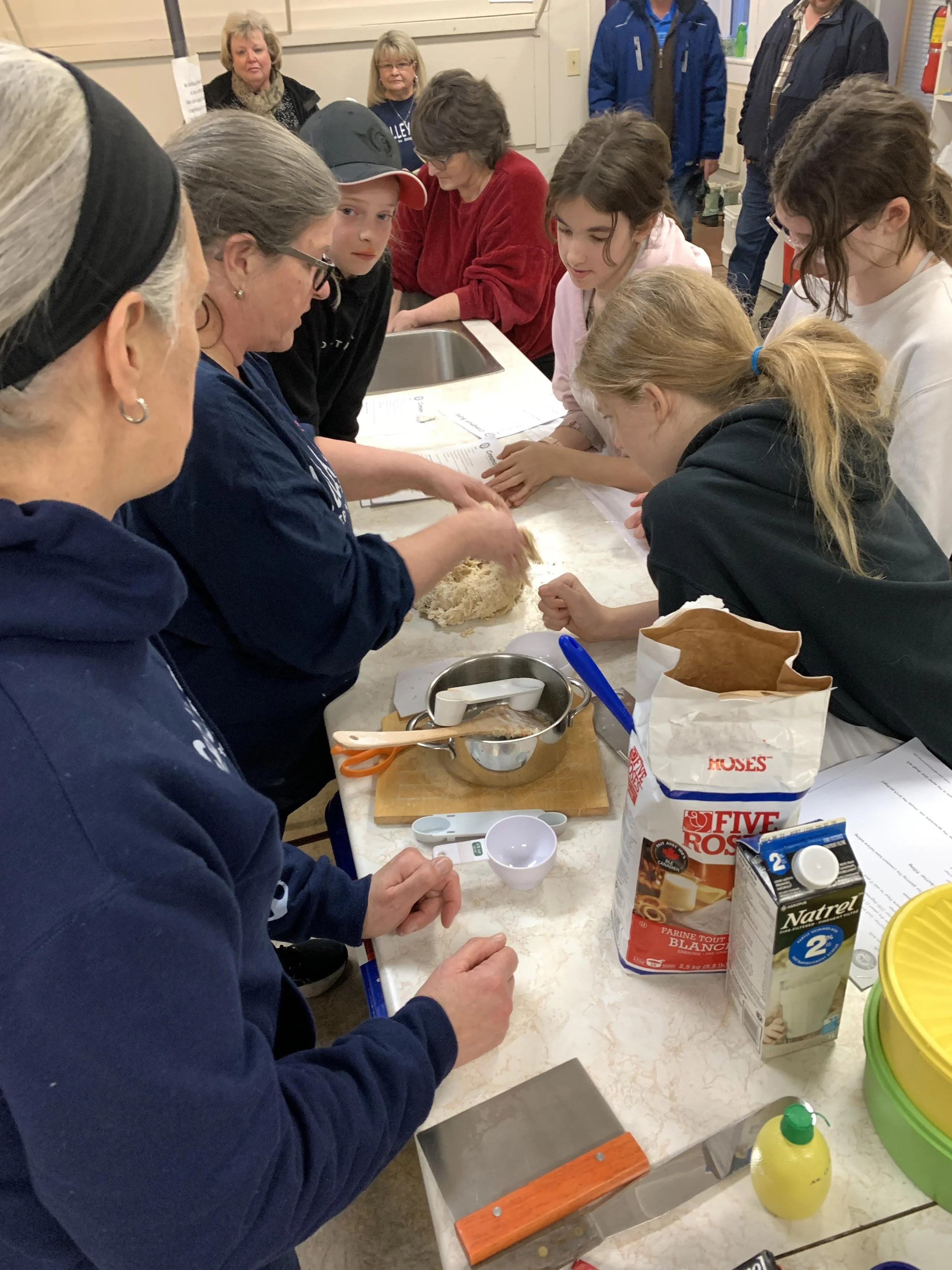 Cinnamon Bun Demo and Massena talk                  meet and greet