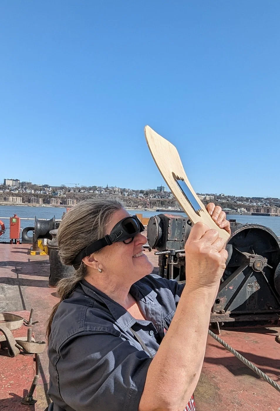 Solar eclipse in Quebec City