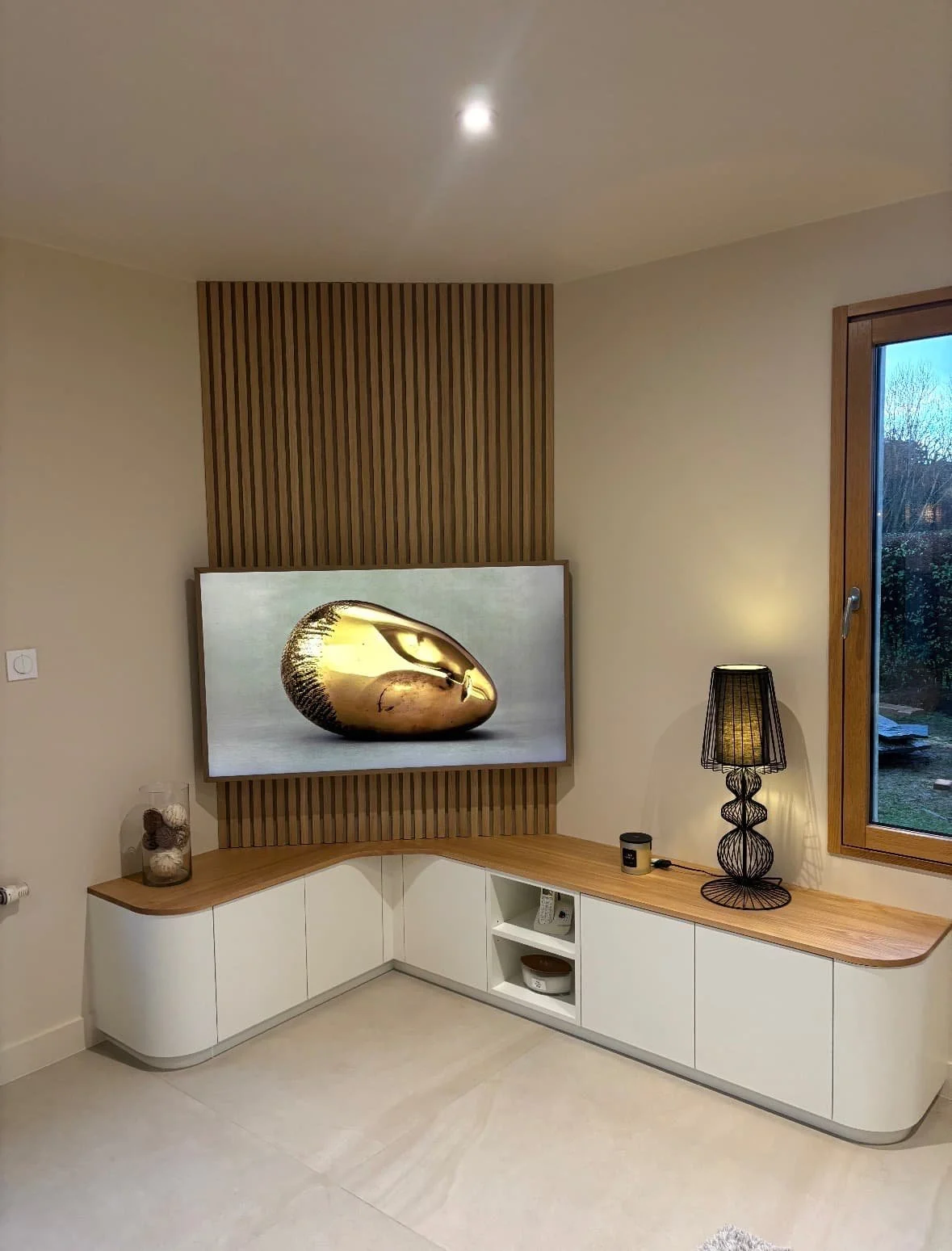 Après : meuble TV sur-mesure