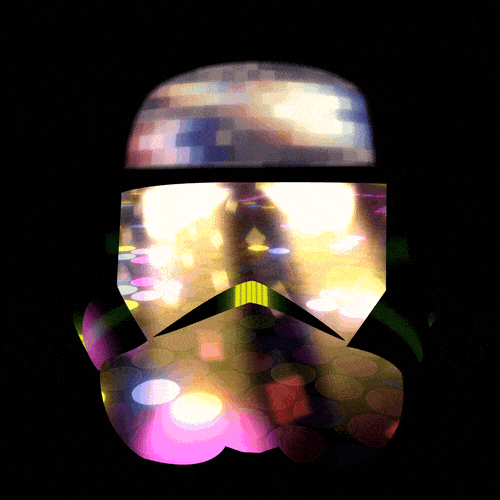 disco stormtrooper helmet from madmapper