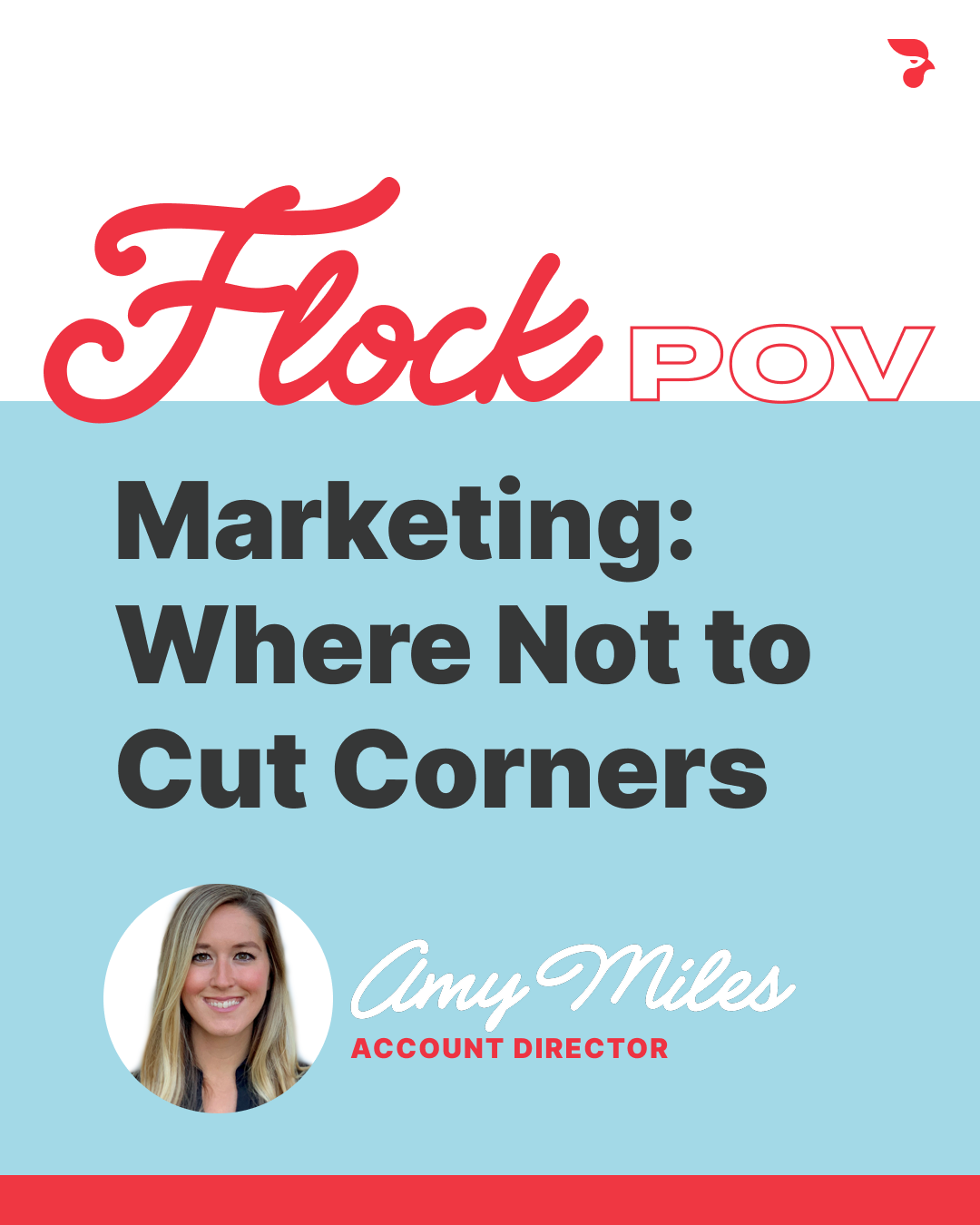 Marketing: Where Not to Cut Corners