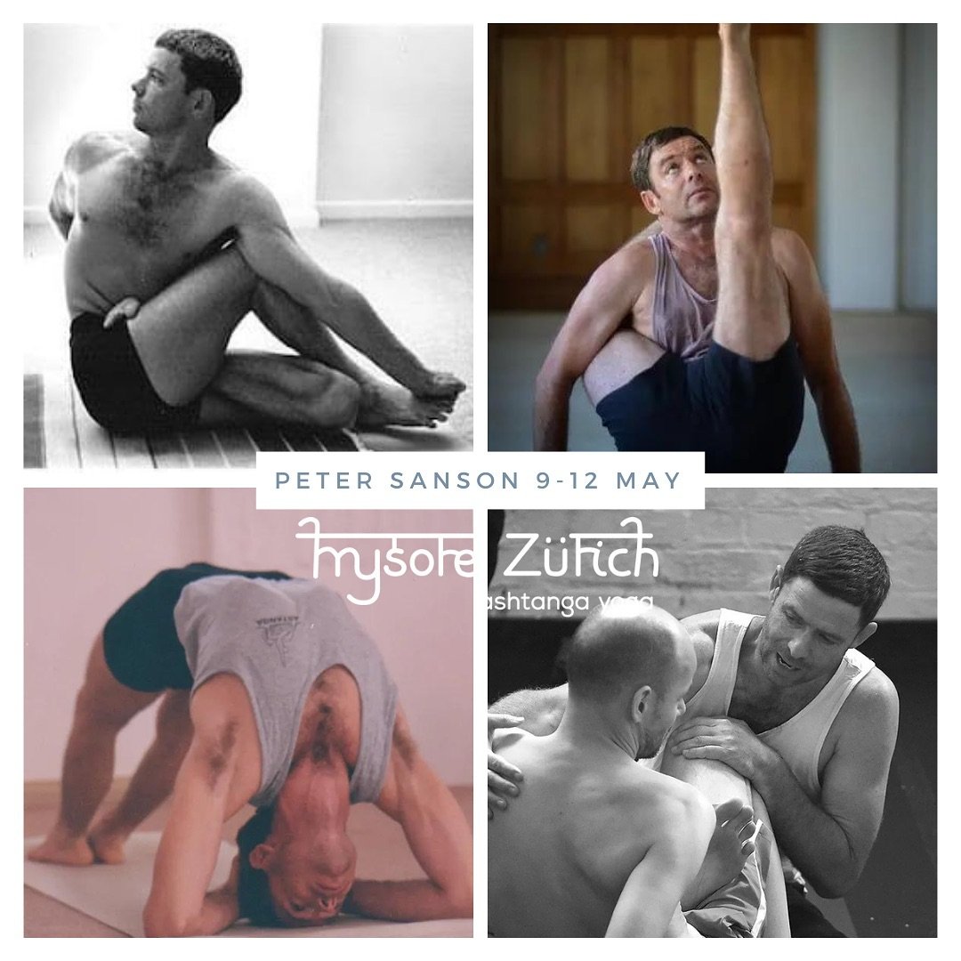 We are counting the days to practice again with Peter Sanson in Z&uuml;rich.
The Workshop is open to everyone - beginners and experienced practitioners.
Bookings: mail@mysorezurich.com
Details on our website: www.mysorezurich.com

#petersanson #ashta