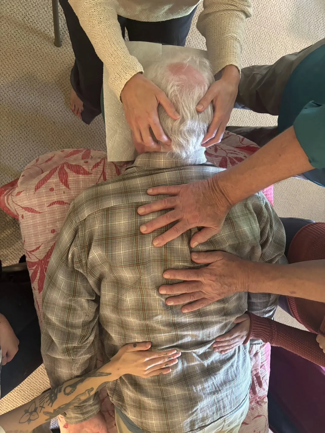 Moments from our Reiki Level One class - with immense gratitude.