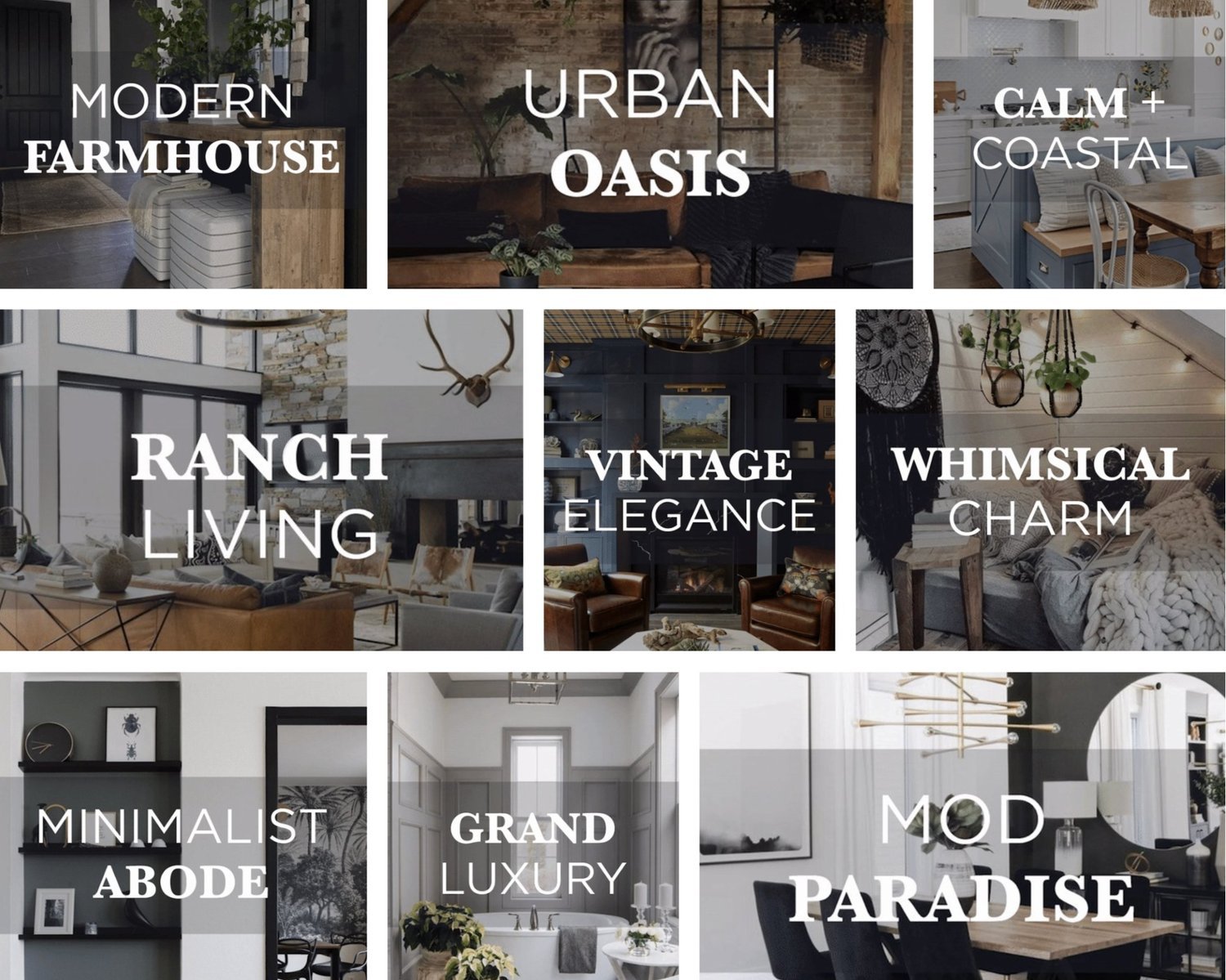 What are the most popular interior design styles?