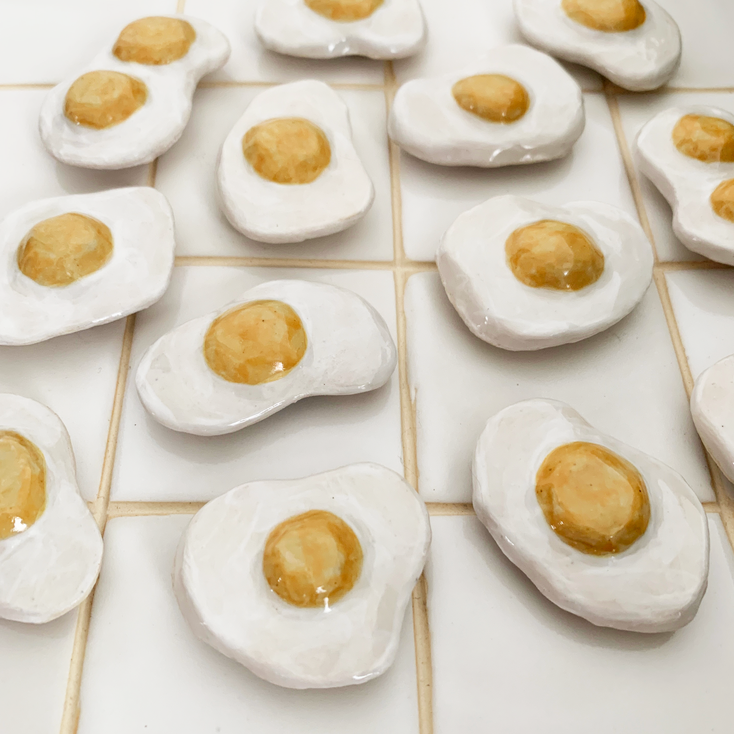 Runny Sunny-Side-Up Egg Magnet