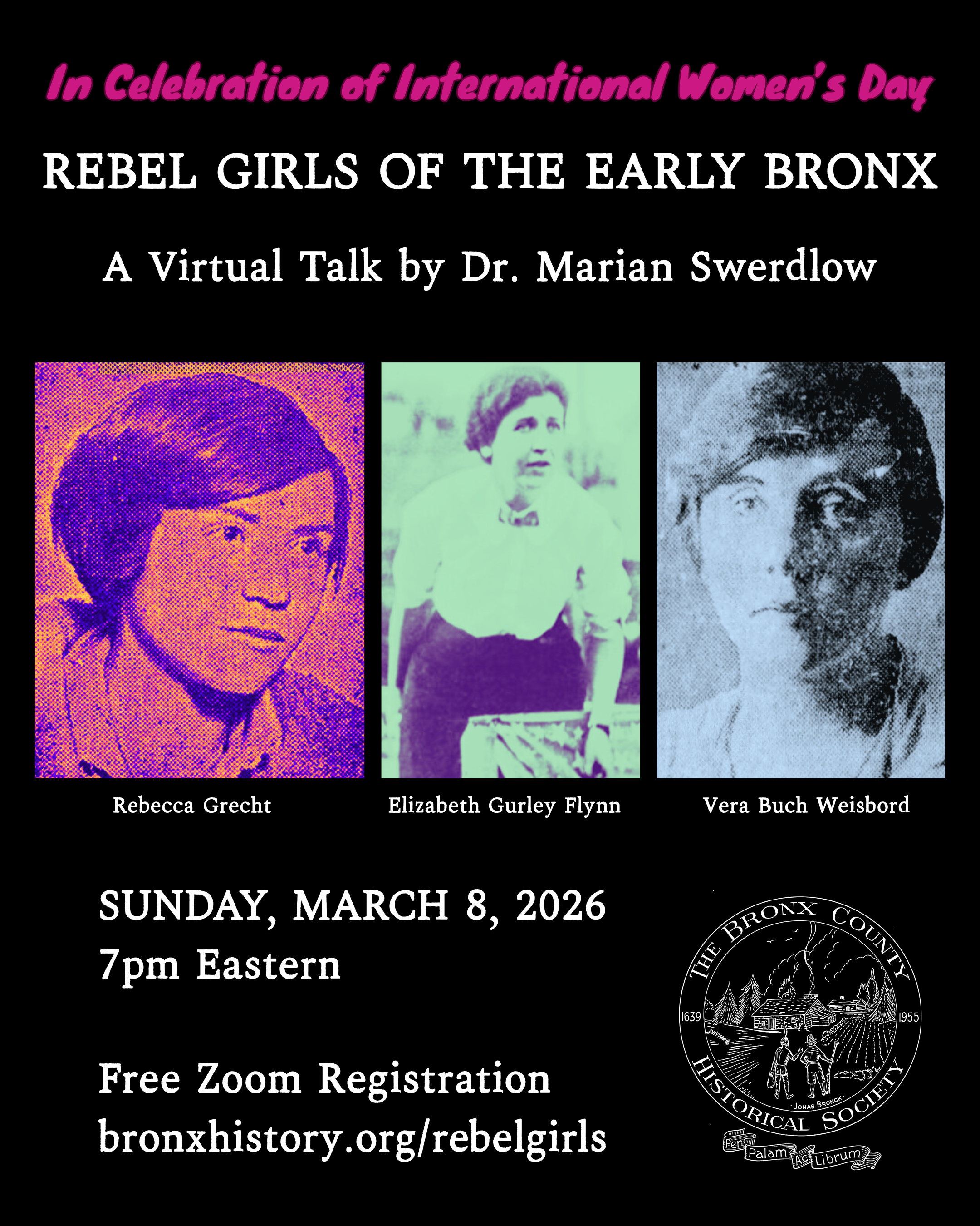 rebel girls of the early bronx flyer
