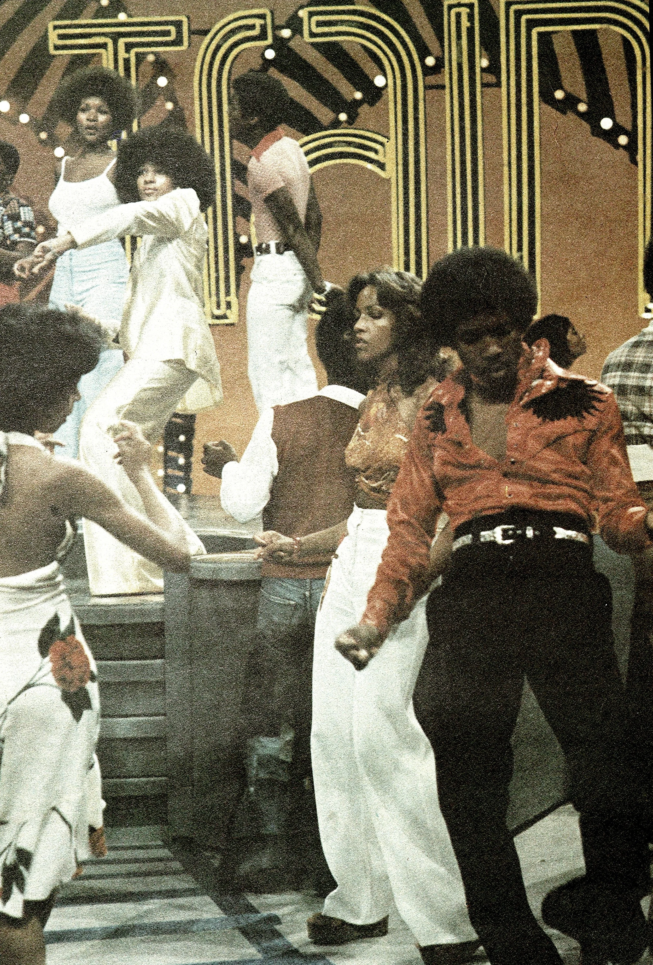 Dancing on Soul Train, 1970s. The Bronx County Historical Society Collections.