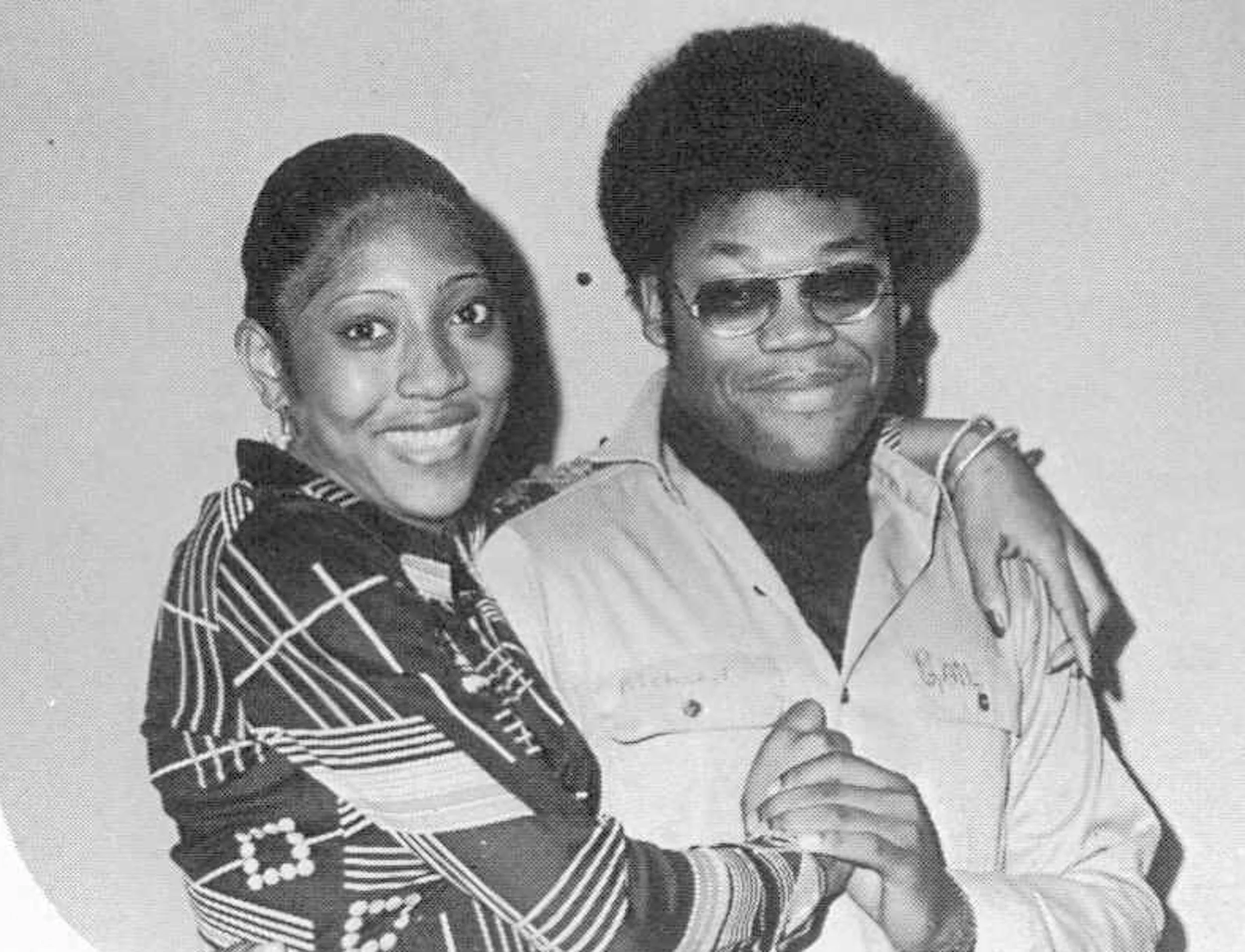 Cindy Campbell and Richard Durant, voted "Best Soul Dancers" in Grace Dodge Vocational High School yearbook, 1976. The Bronx County Historical Society Collections.