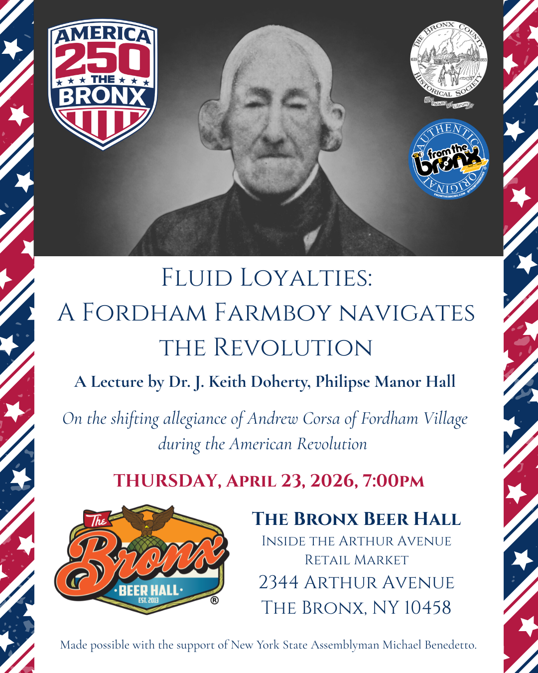 Andrew Corsa's Revolution flyer