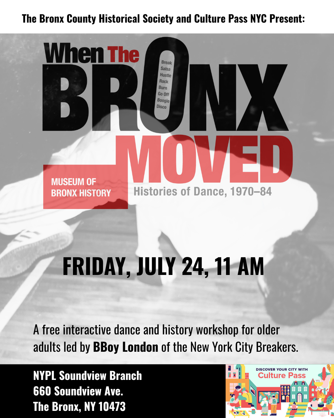 when the bronx moved history and dance workshop culture pass