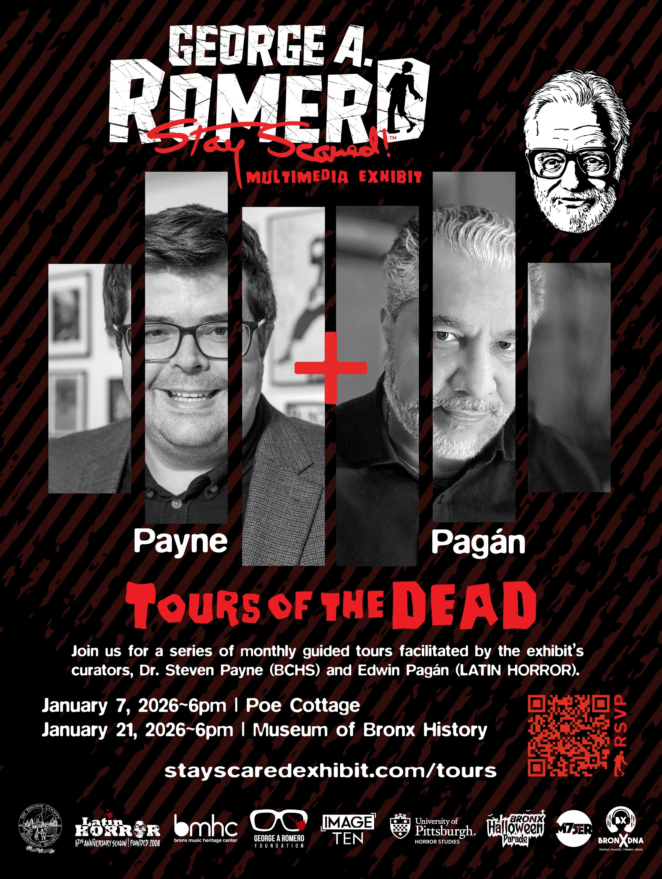 tours of the dead flyer for january 2026