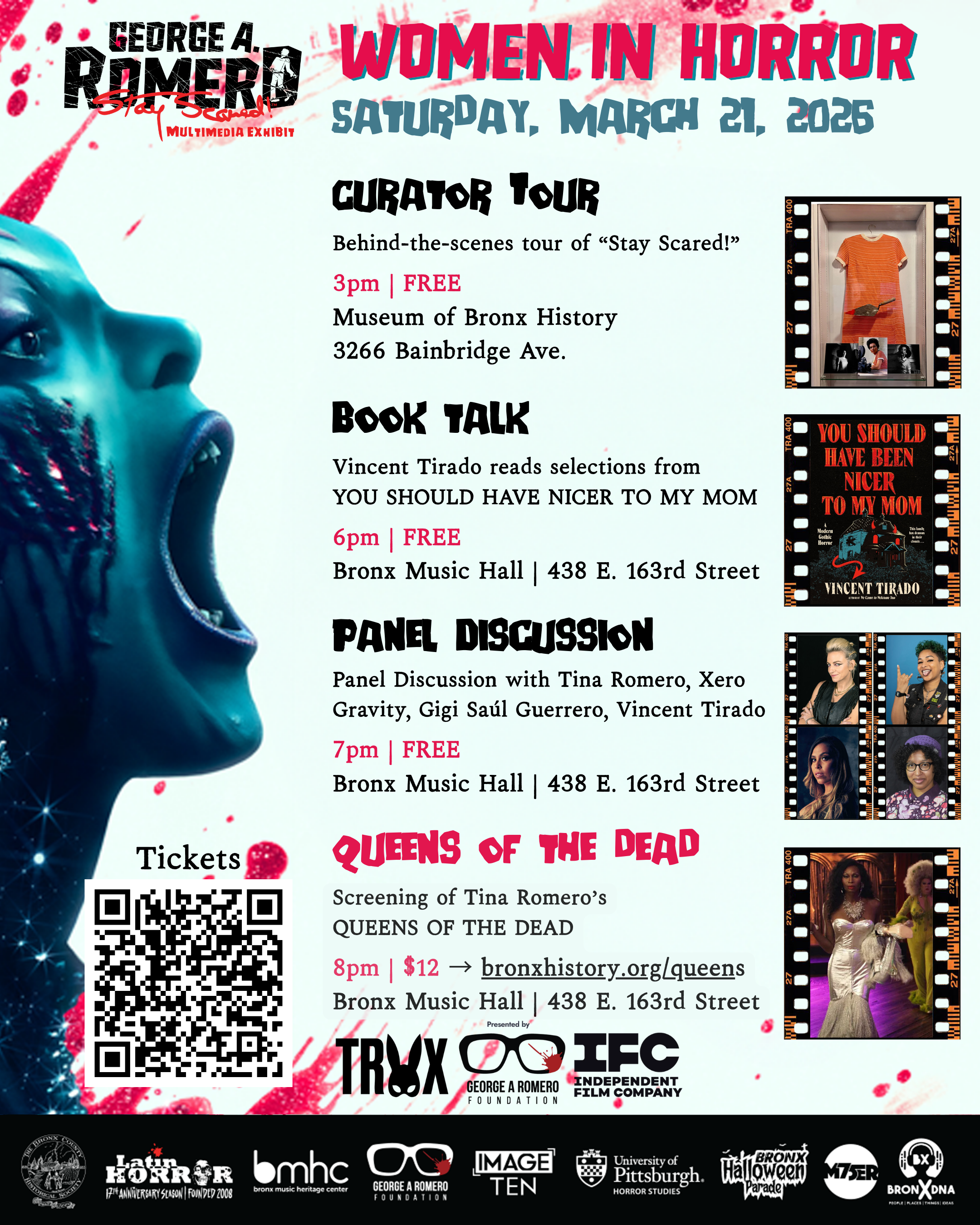 women in horror flyer