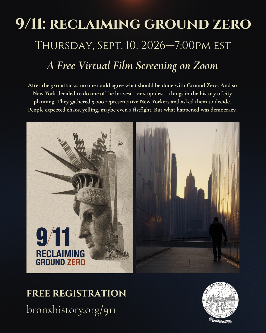 9/11 reclaiming ground zero flyer