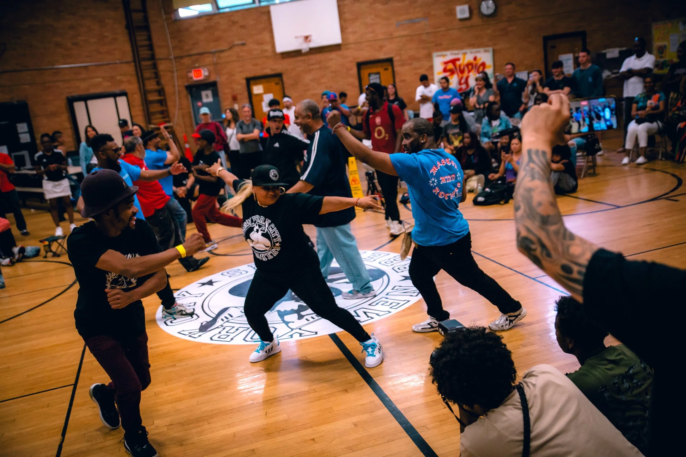 Rock dancing at Battle of the Boroughs in Yonkers, 2020s. Courtesy of Bboy London.