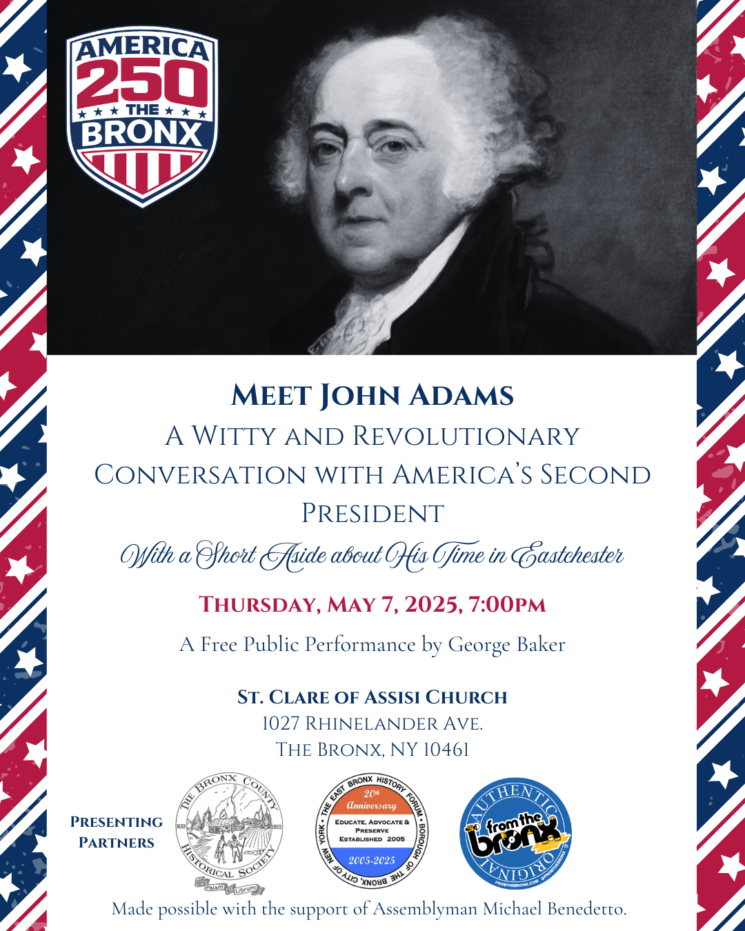 john adams performance flyer