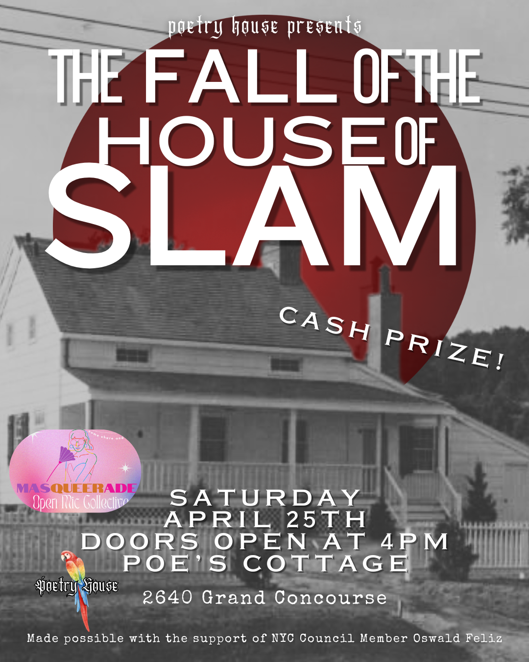 The Fall of the House of Slam flyer