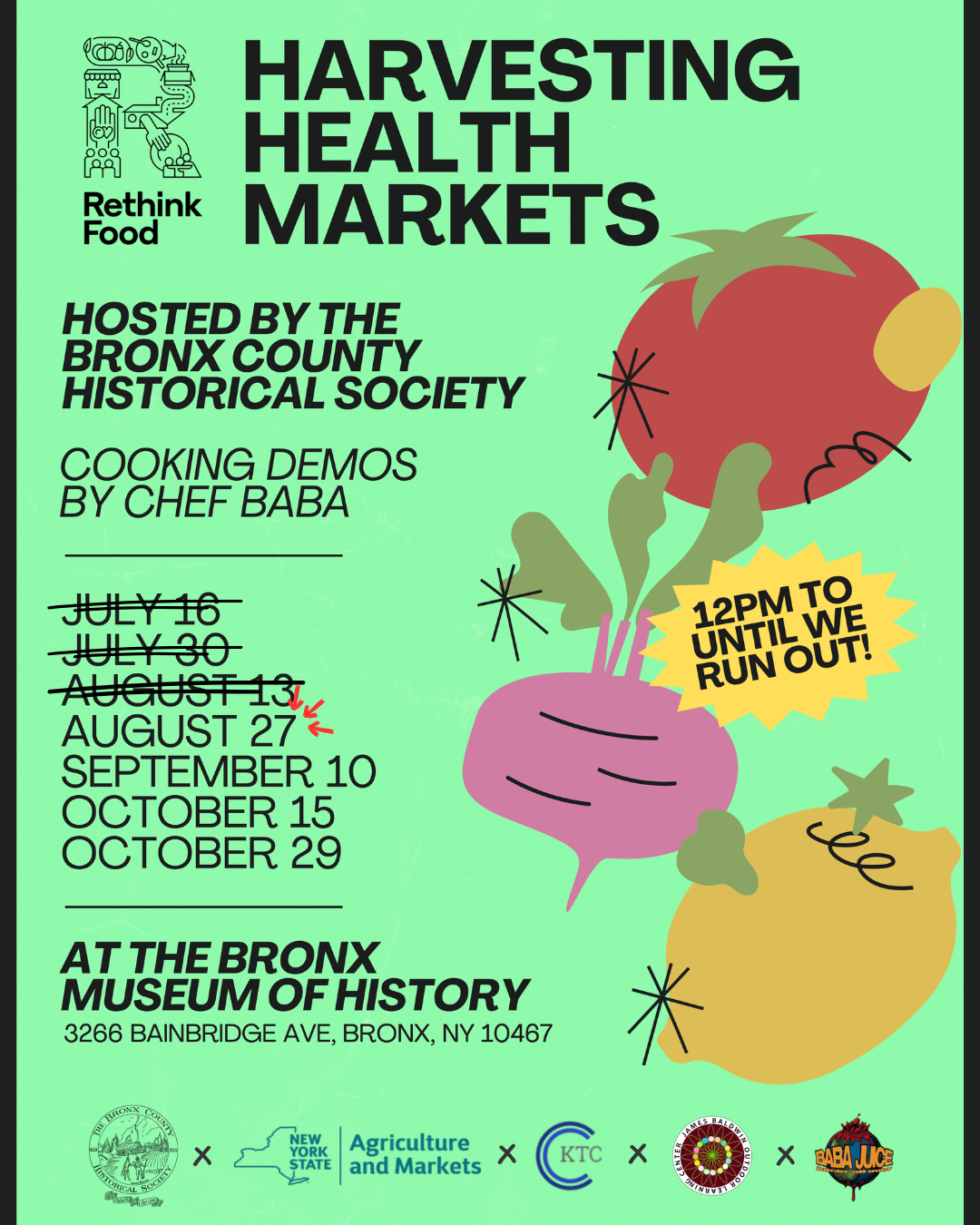 harvesting health market 8/27 flyer