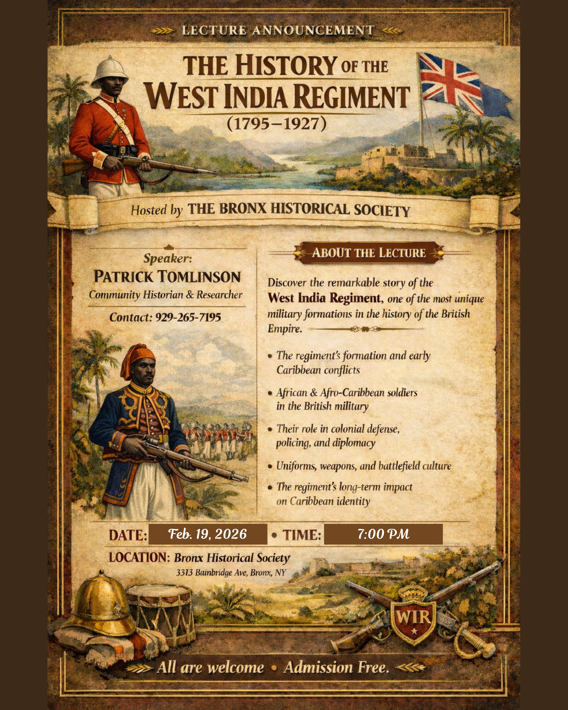 west india regiment flyer