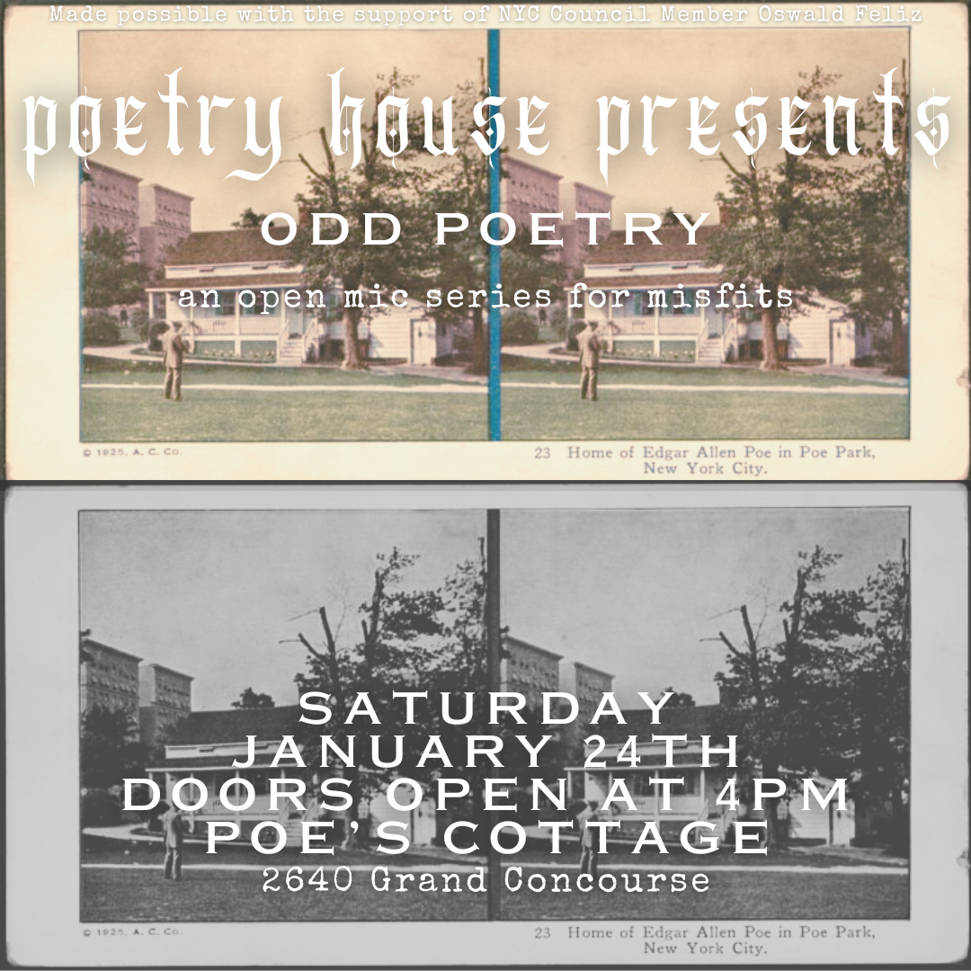 Jan Open Mic at Poe Cottage