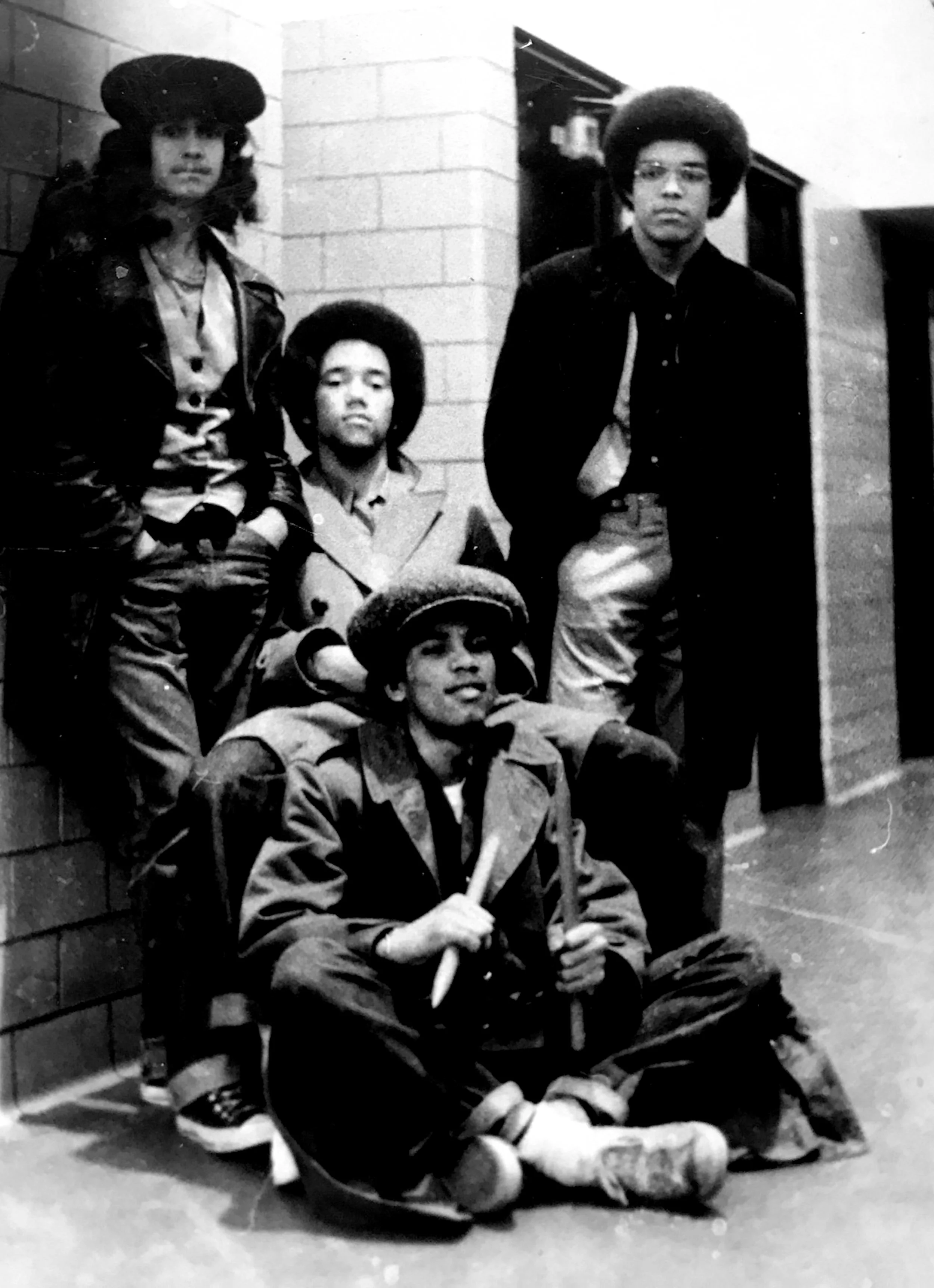 Rock dancers and members of the Imperial Bachelors gang, c.1974. Courtesy of Willie Estrada.