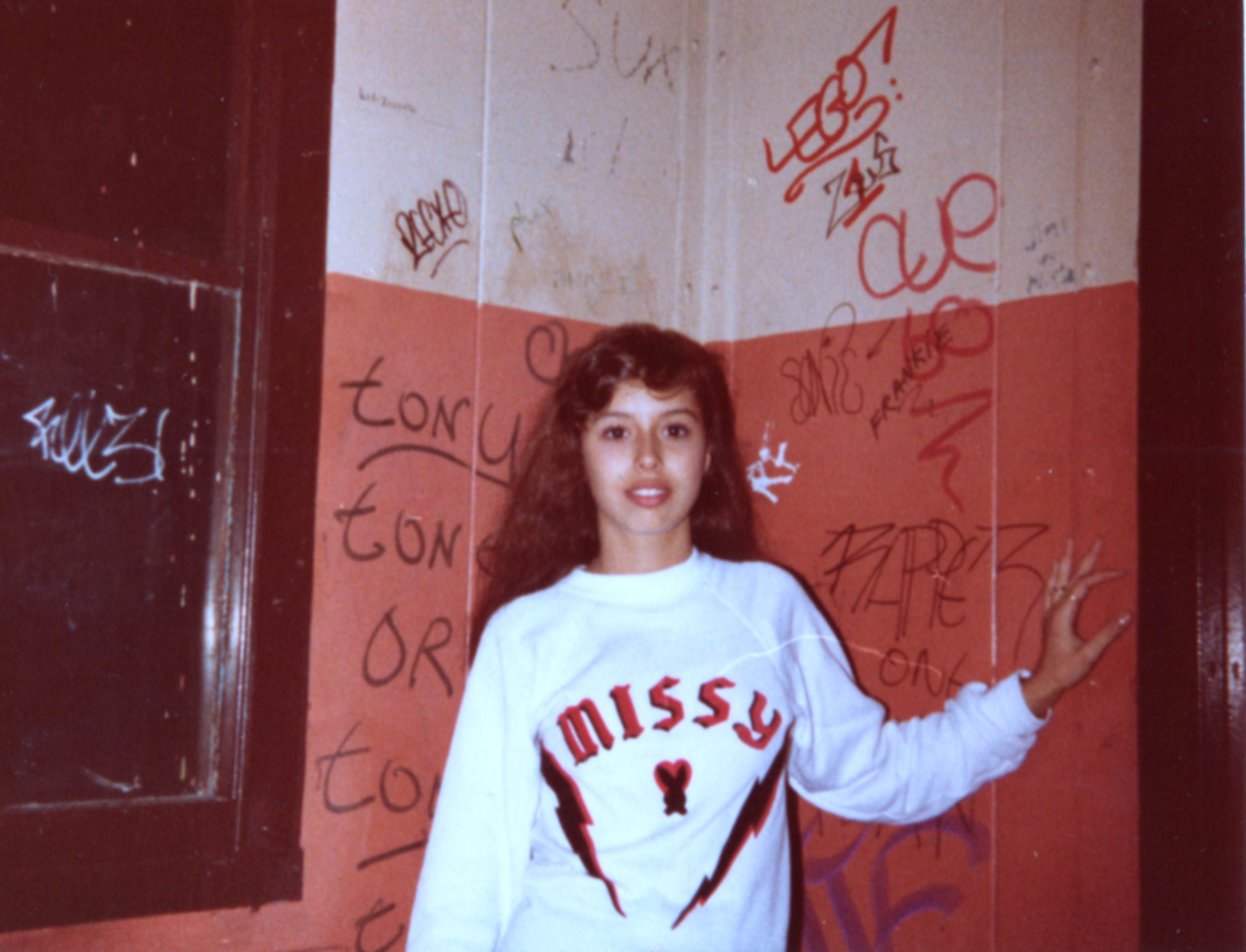 Missy from the Dynamic Rockers, late 1970s. Courtesy of Glyde.