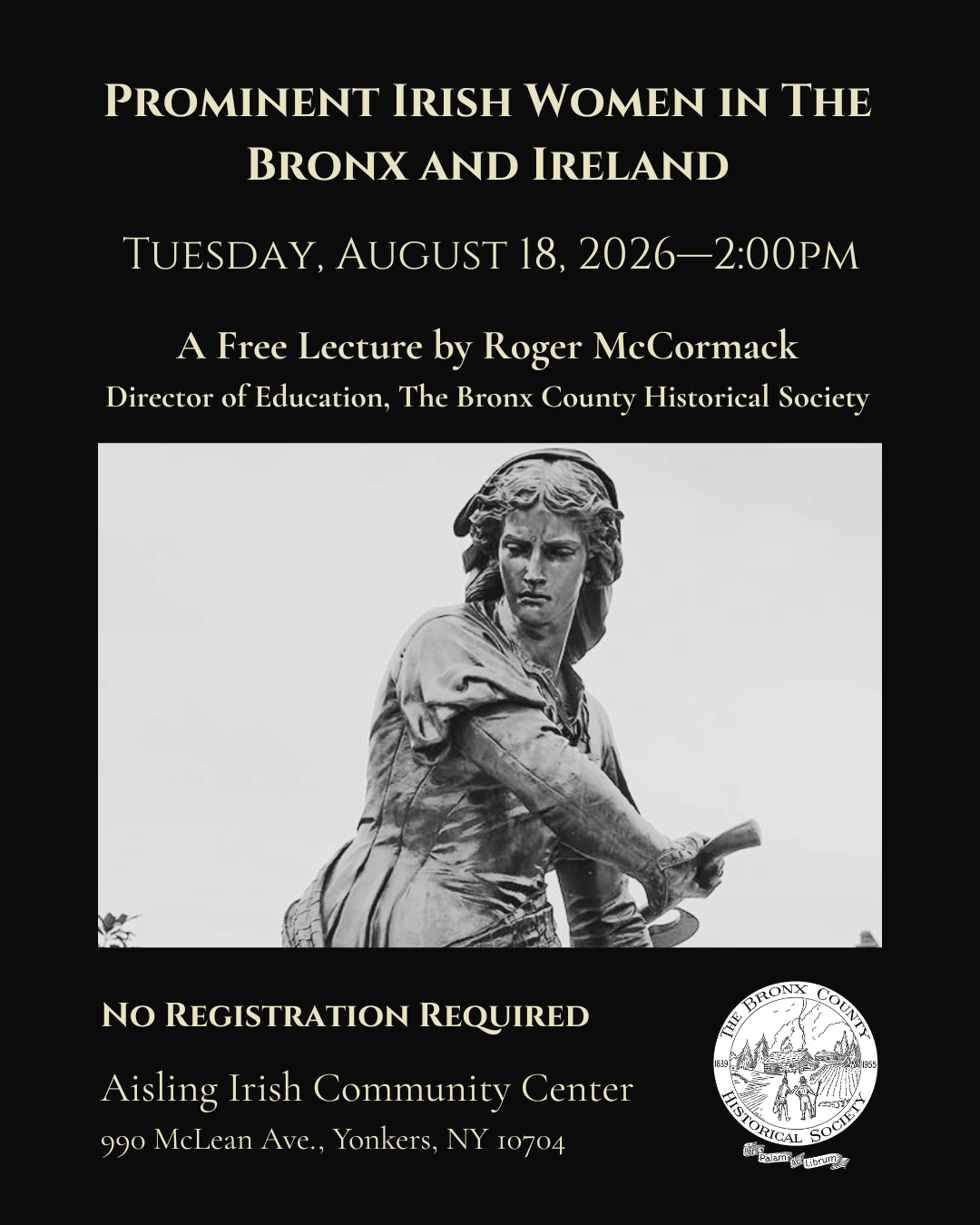 a history of prominent irish women in the bronx
