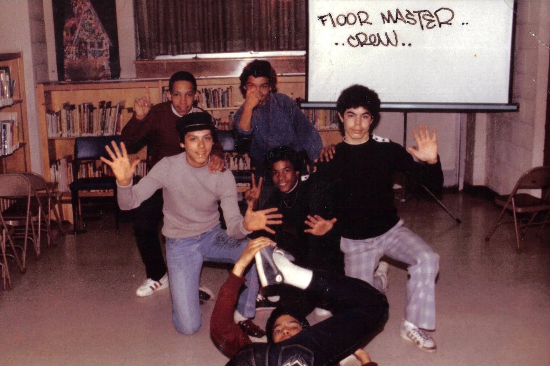 The original members of the Floor Master Crew, later New York City Breakers, c.1979/1980. Courtesy of Bboy London.