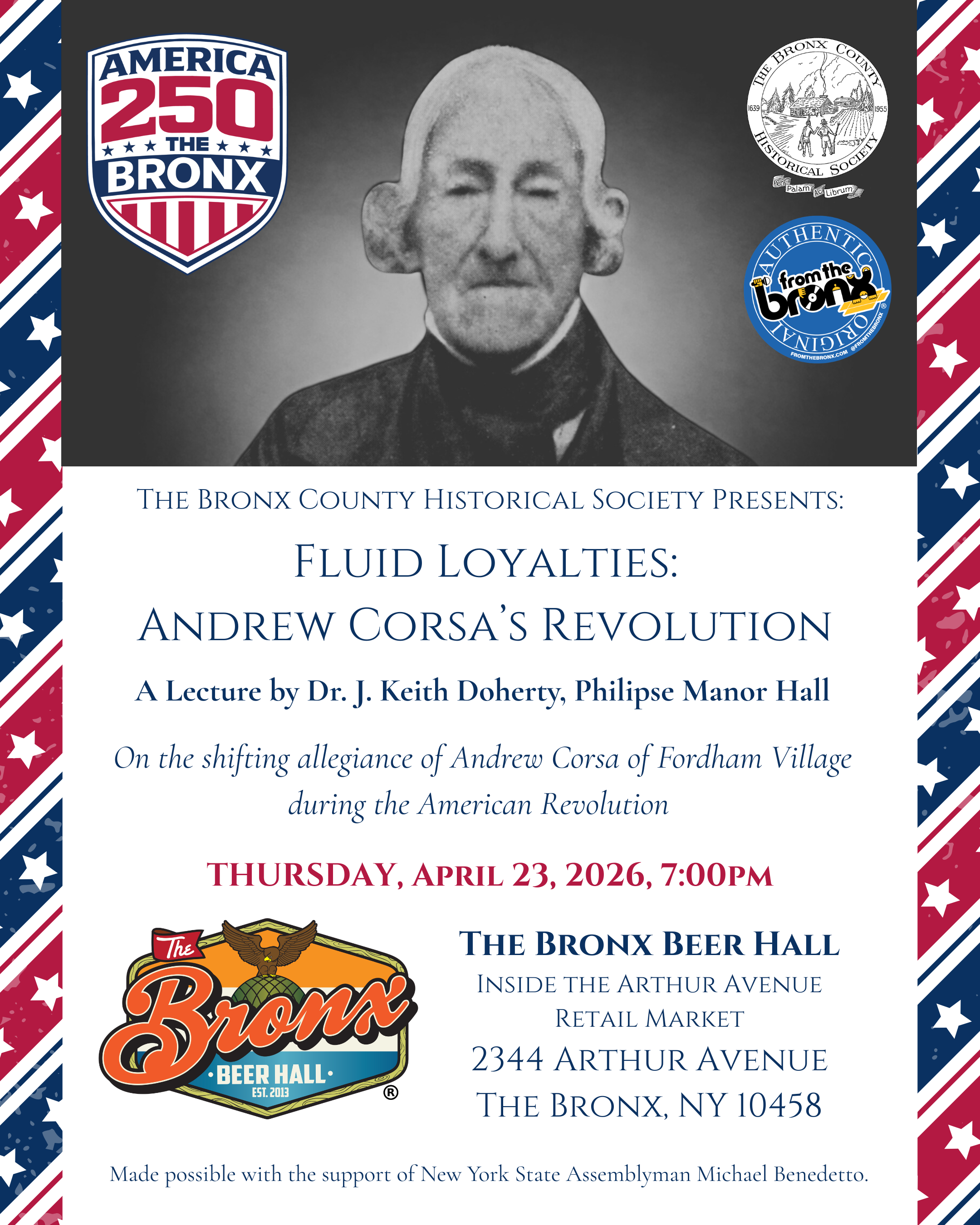 Andrew Corsa's Revolution flyer