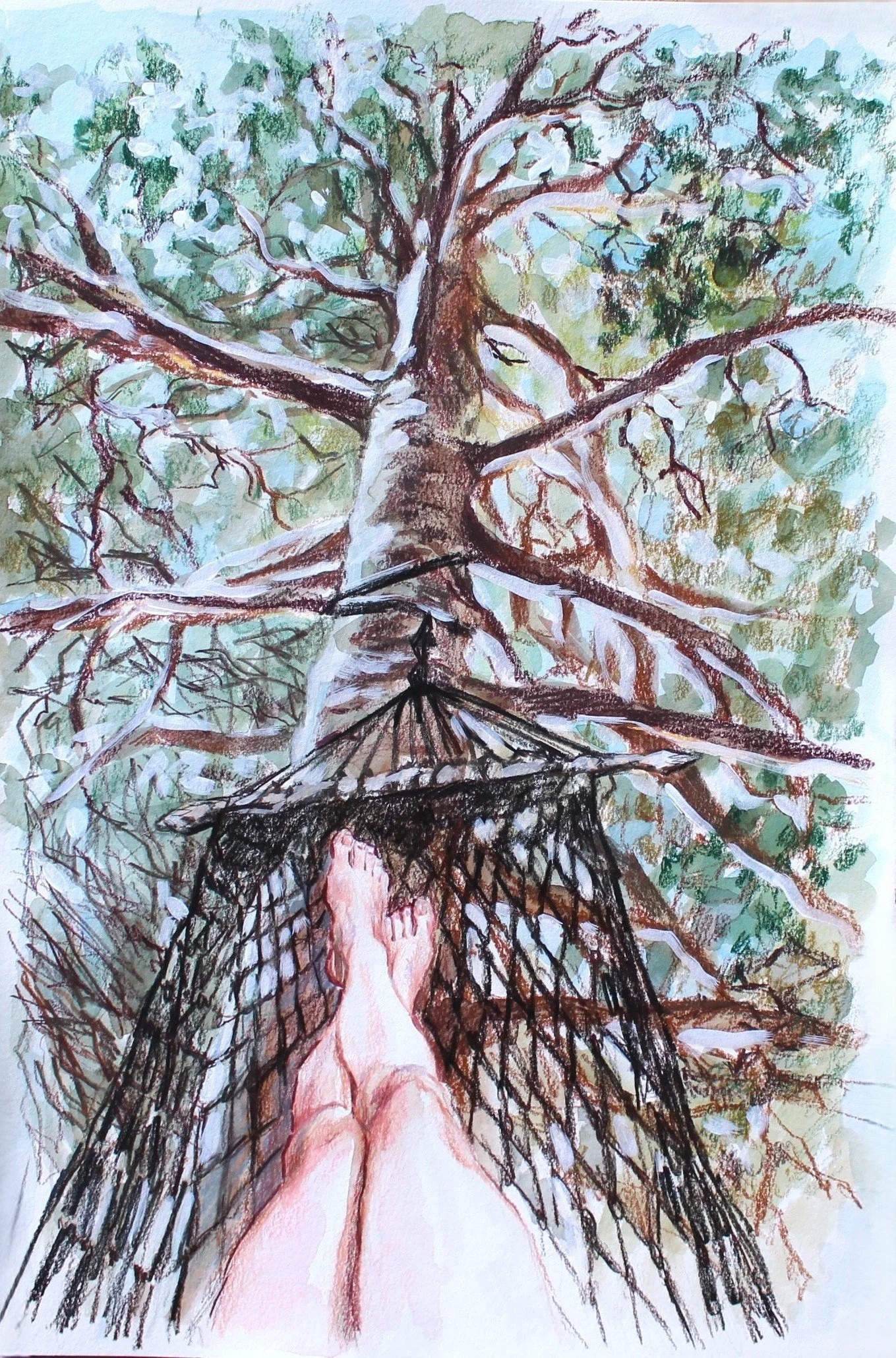 Hanged Man. 4 of swords.JPG