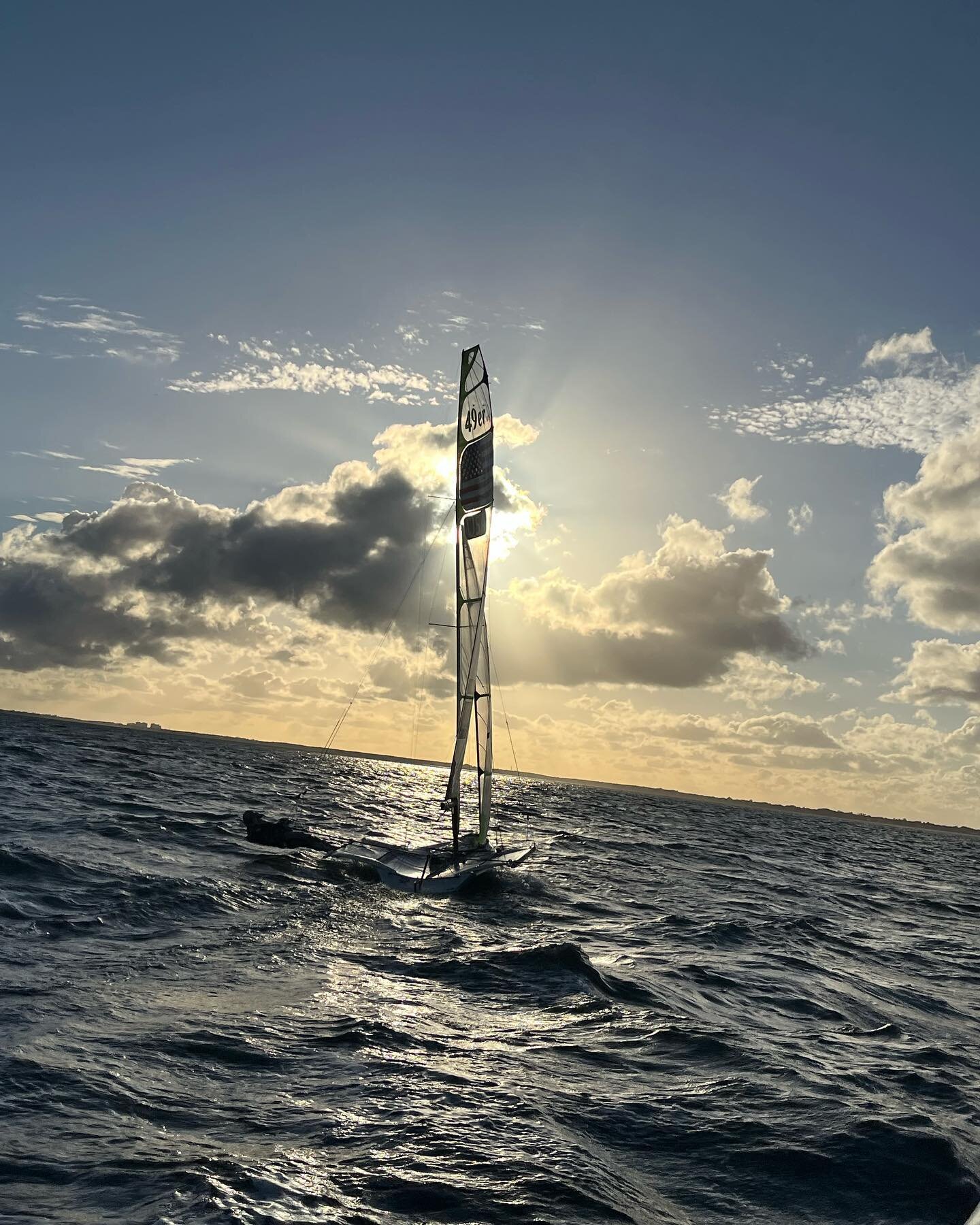 Cruising off into the sunset after todays training!