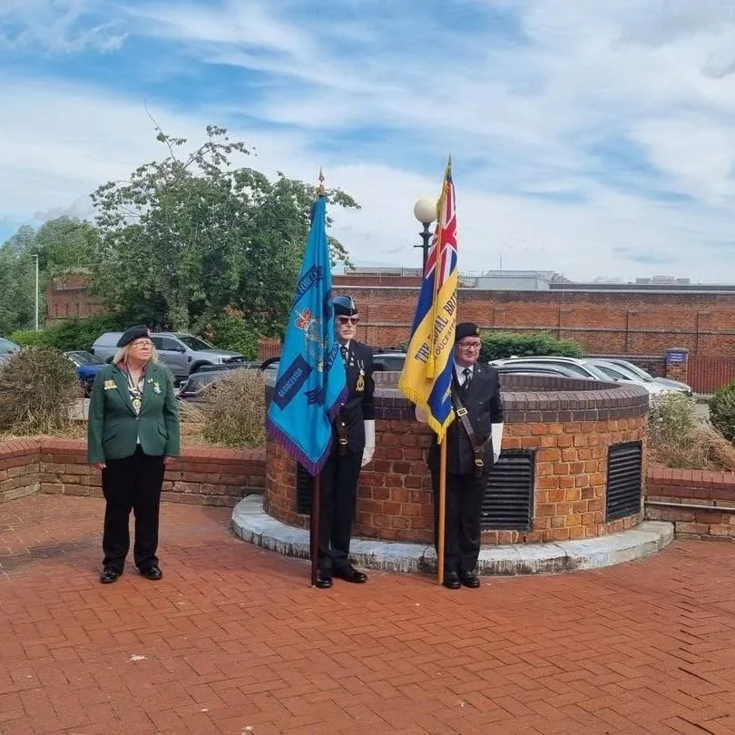 Raising a flag for Armed Forces Day