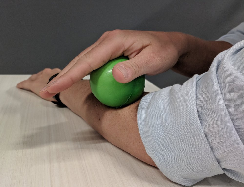 Use a ball to roll out the sore spots. 