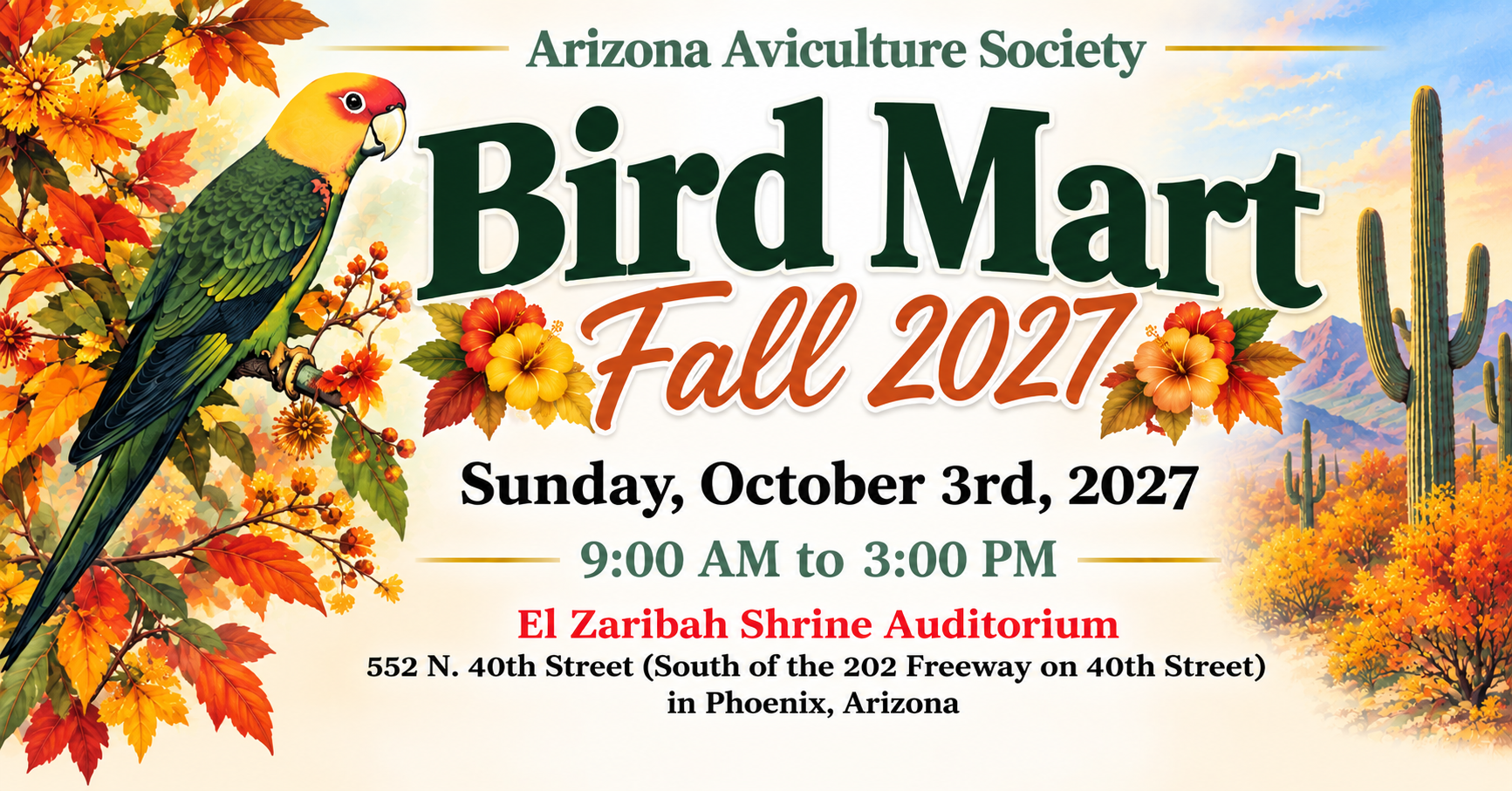 2027 Fall Bird Mart