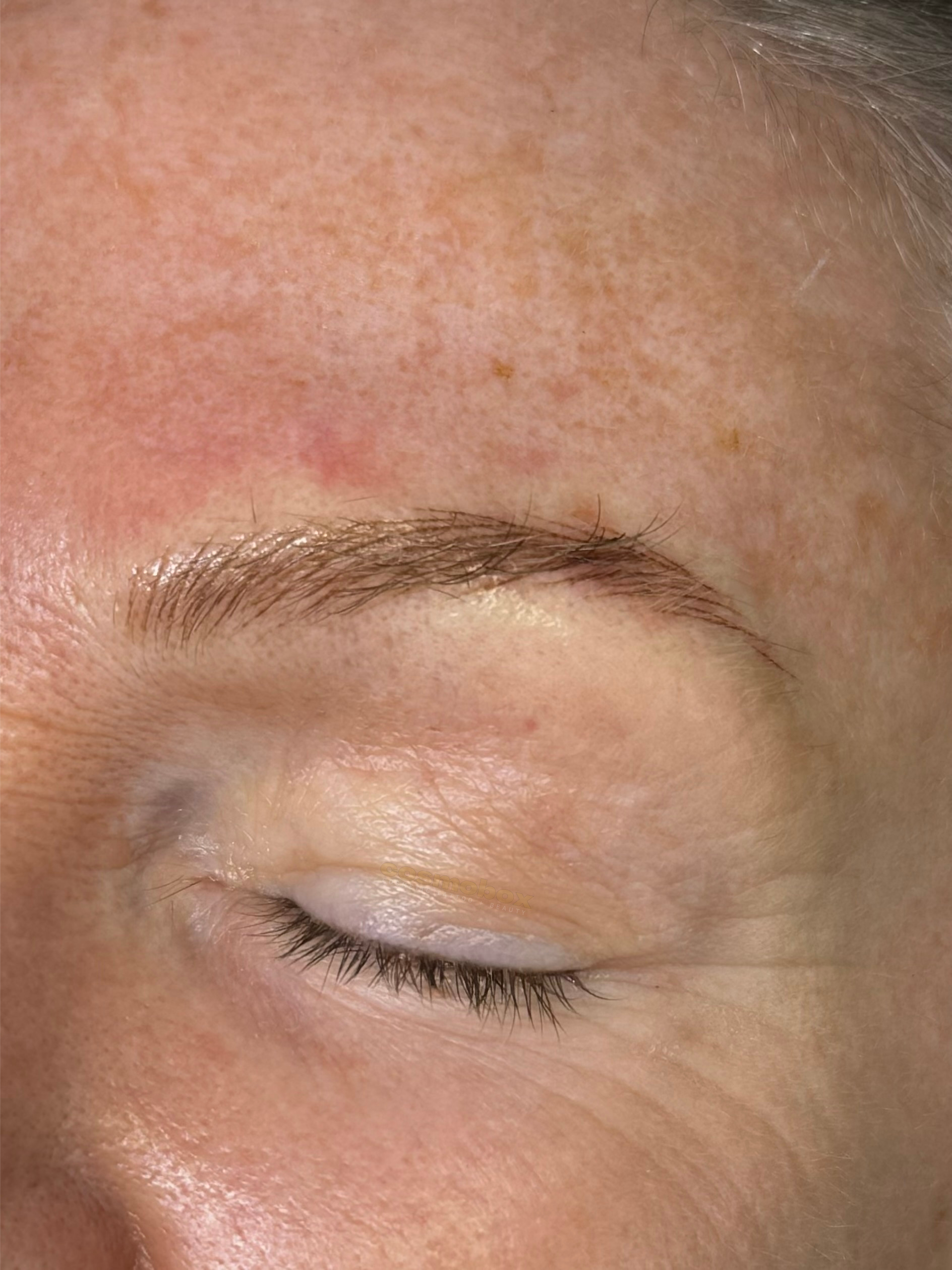 Fresh nano brow hair strokes, microblading