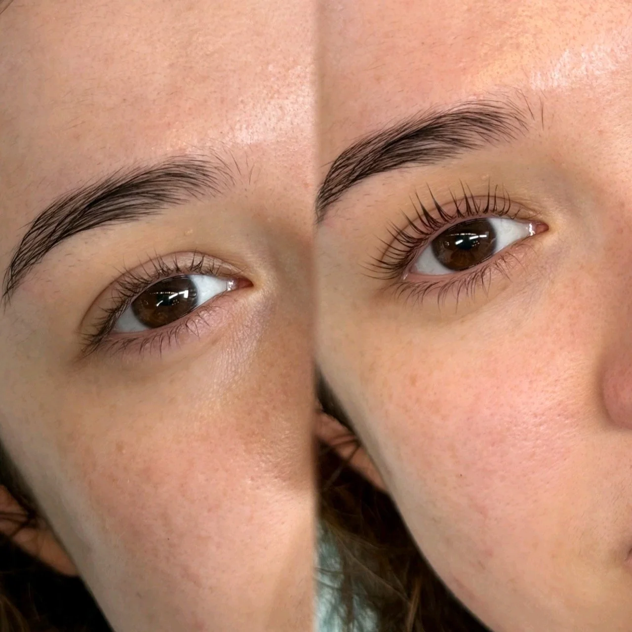 Lash lift results.