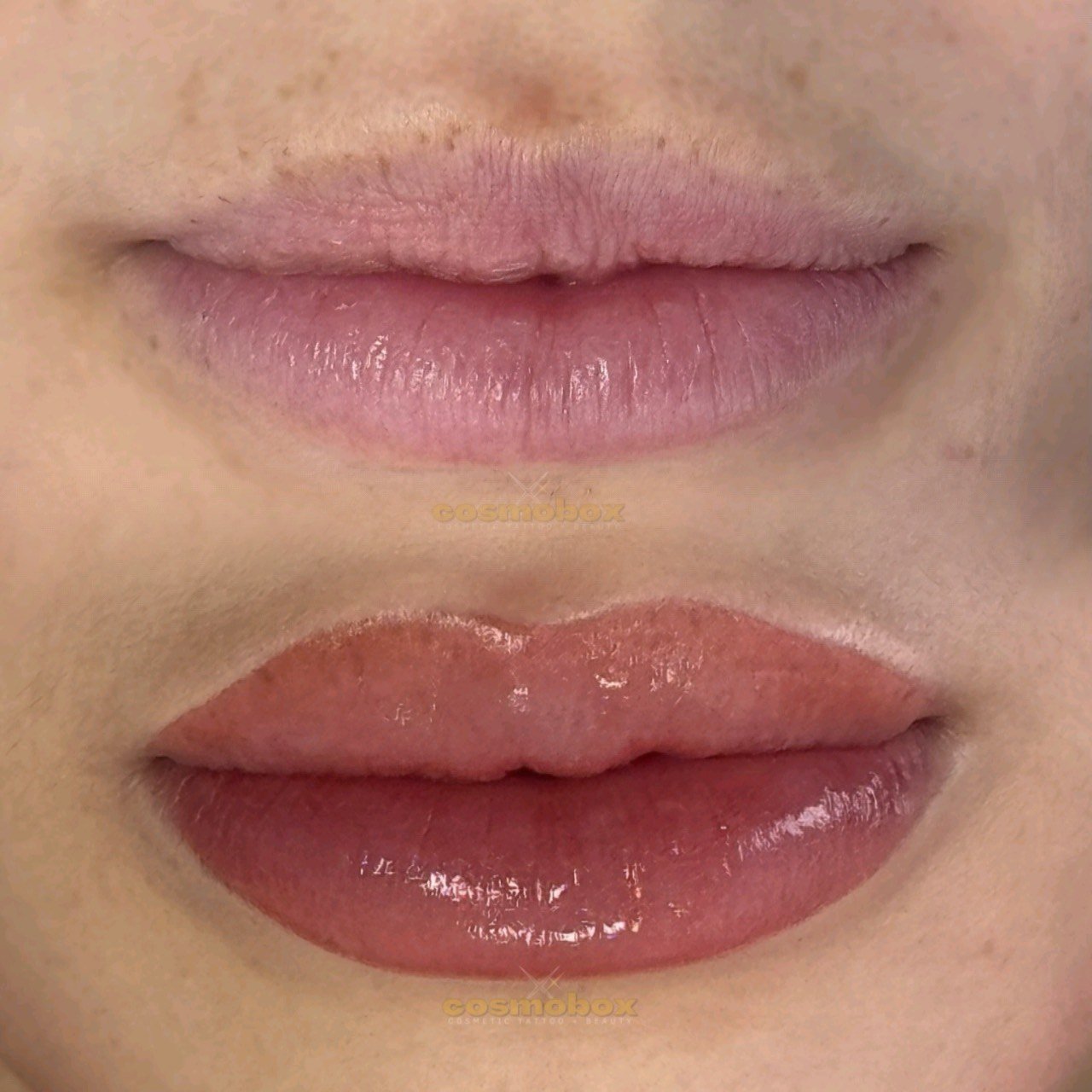 Natural lip blushing