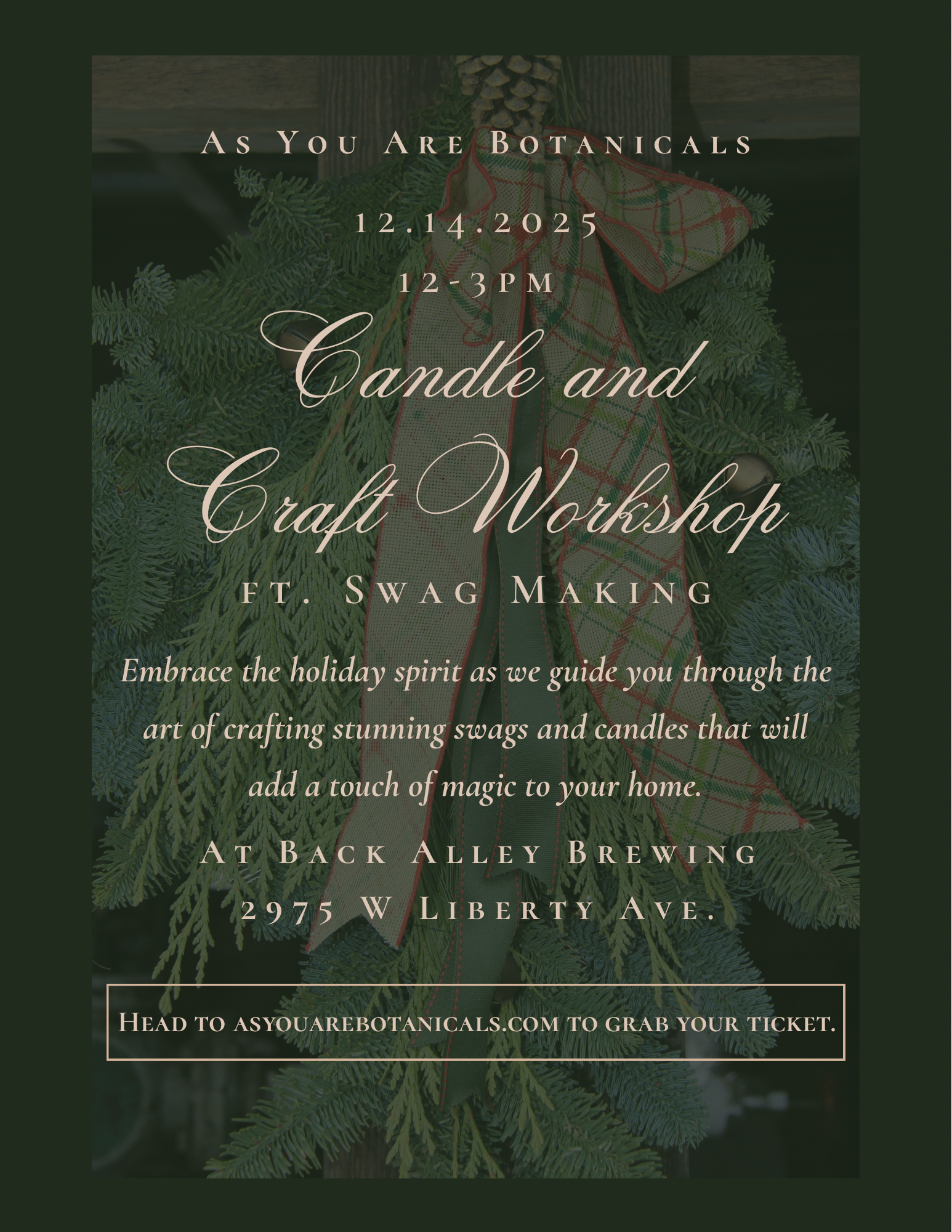 Beige Green Elegant Classy Christmas Event Flyer.PNG