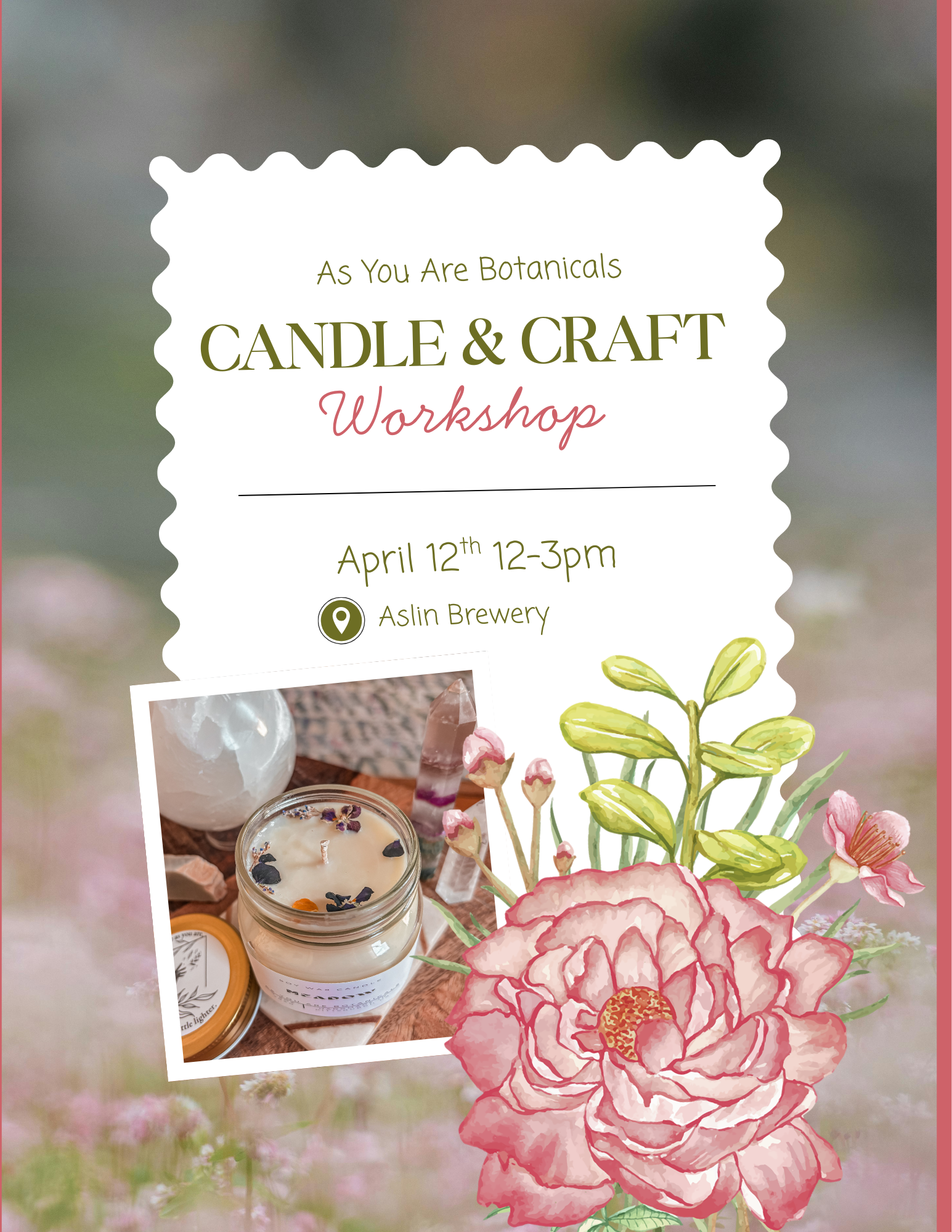 Pink Green Playful Flower Arrangement Workshop Flyer.PNG